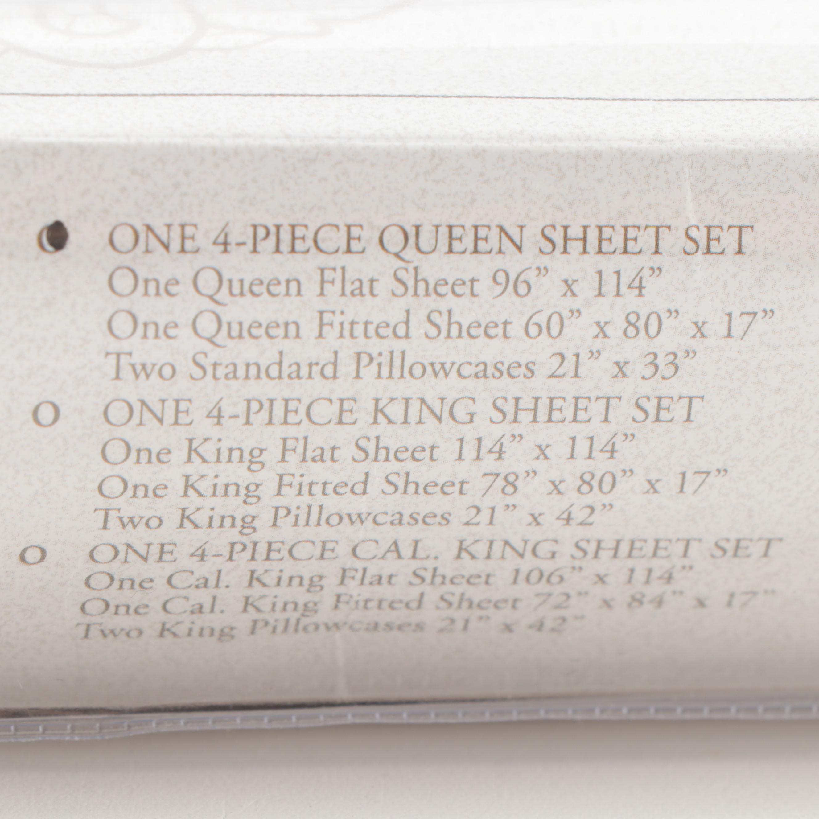 Sferra Bros. "Allegro" 600-TC Queen-Size Sheet Set