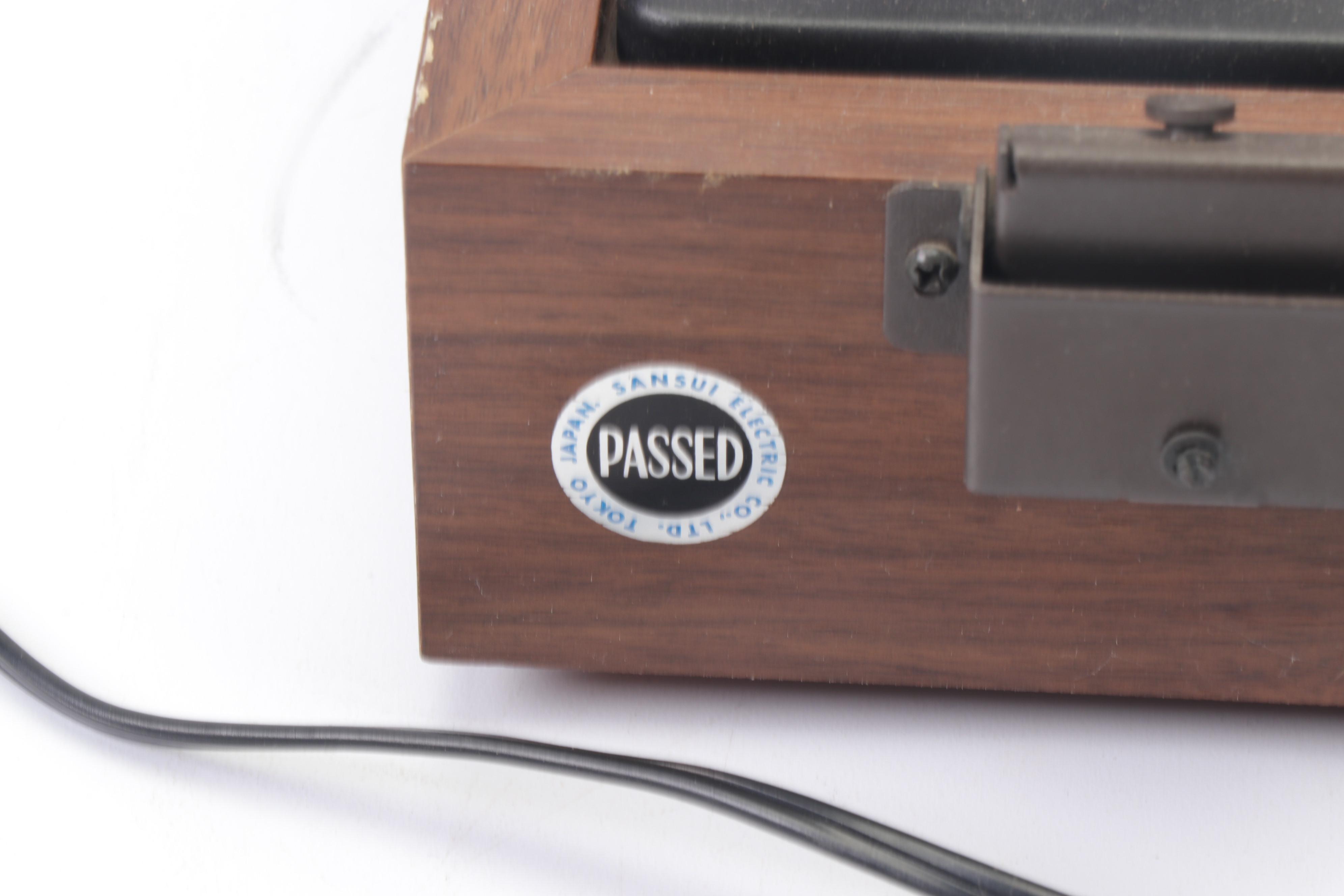 Sansui SR-212 Auto-Return Turntable