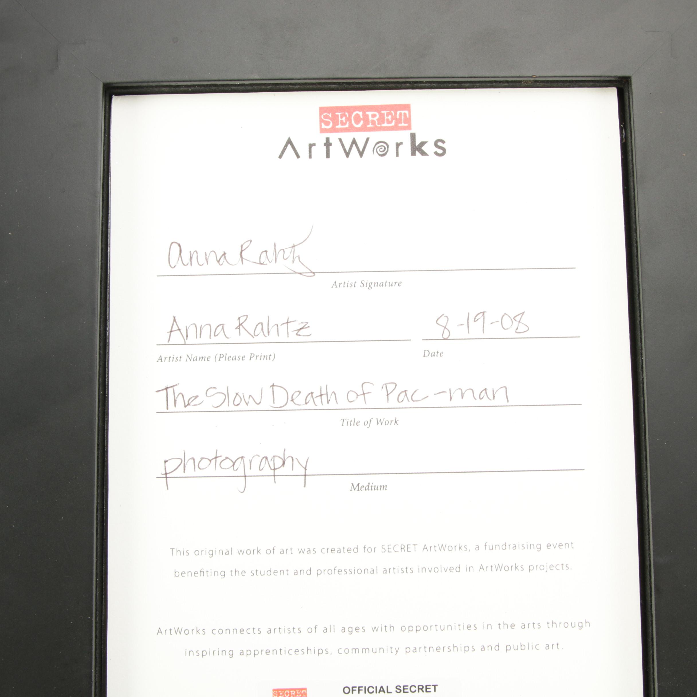 Anna Rahtz Digital Photographic Print "The Slow Death of Pac-man"