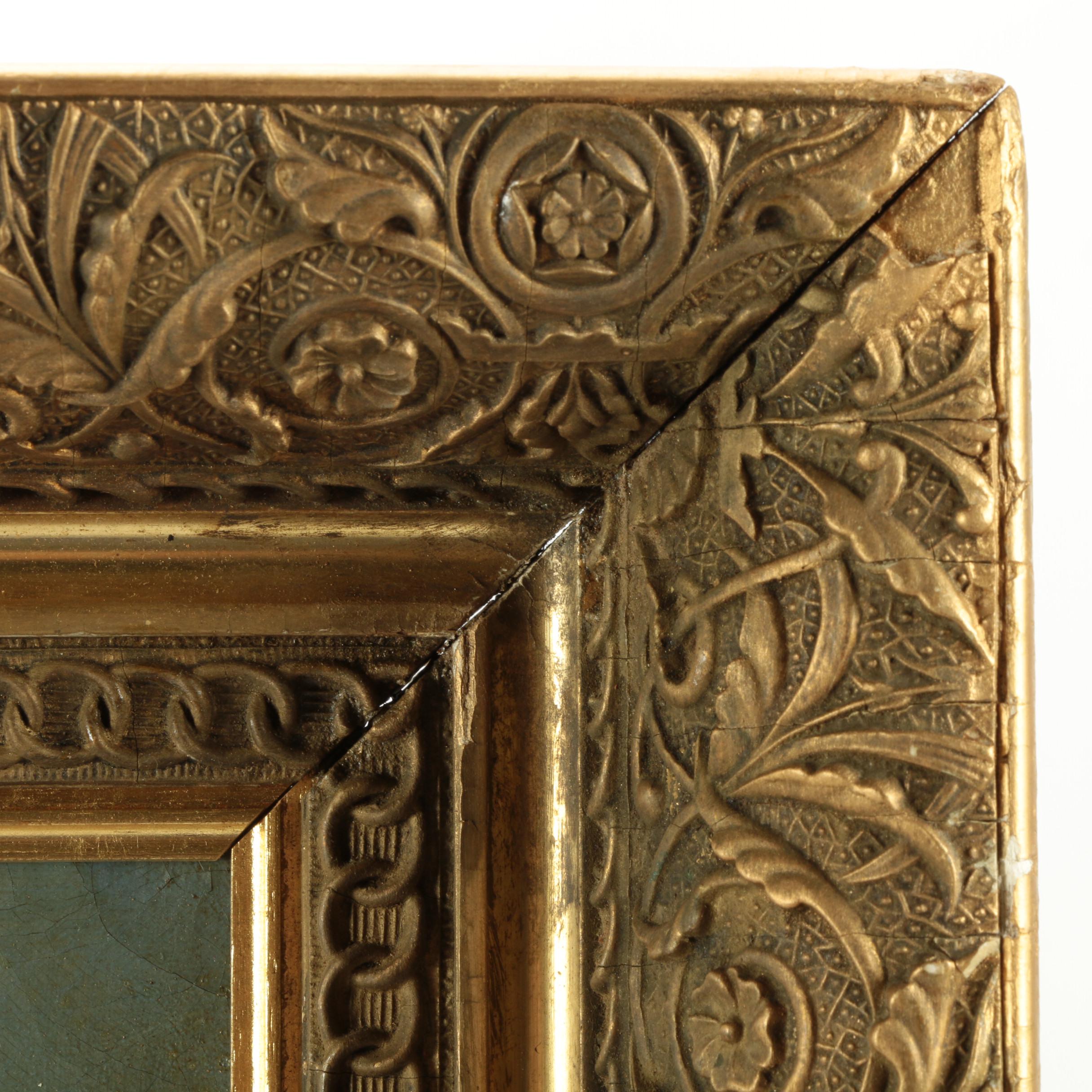 Mid 19th Century Romantic Landscape Oil Painting