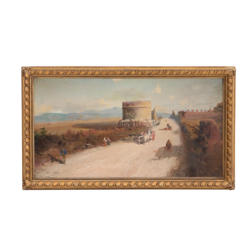 Late 19th Century Landscape Oil Painting