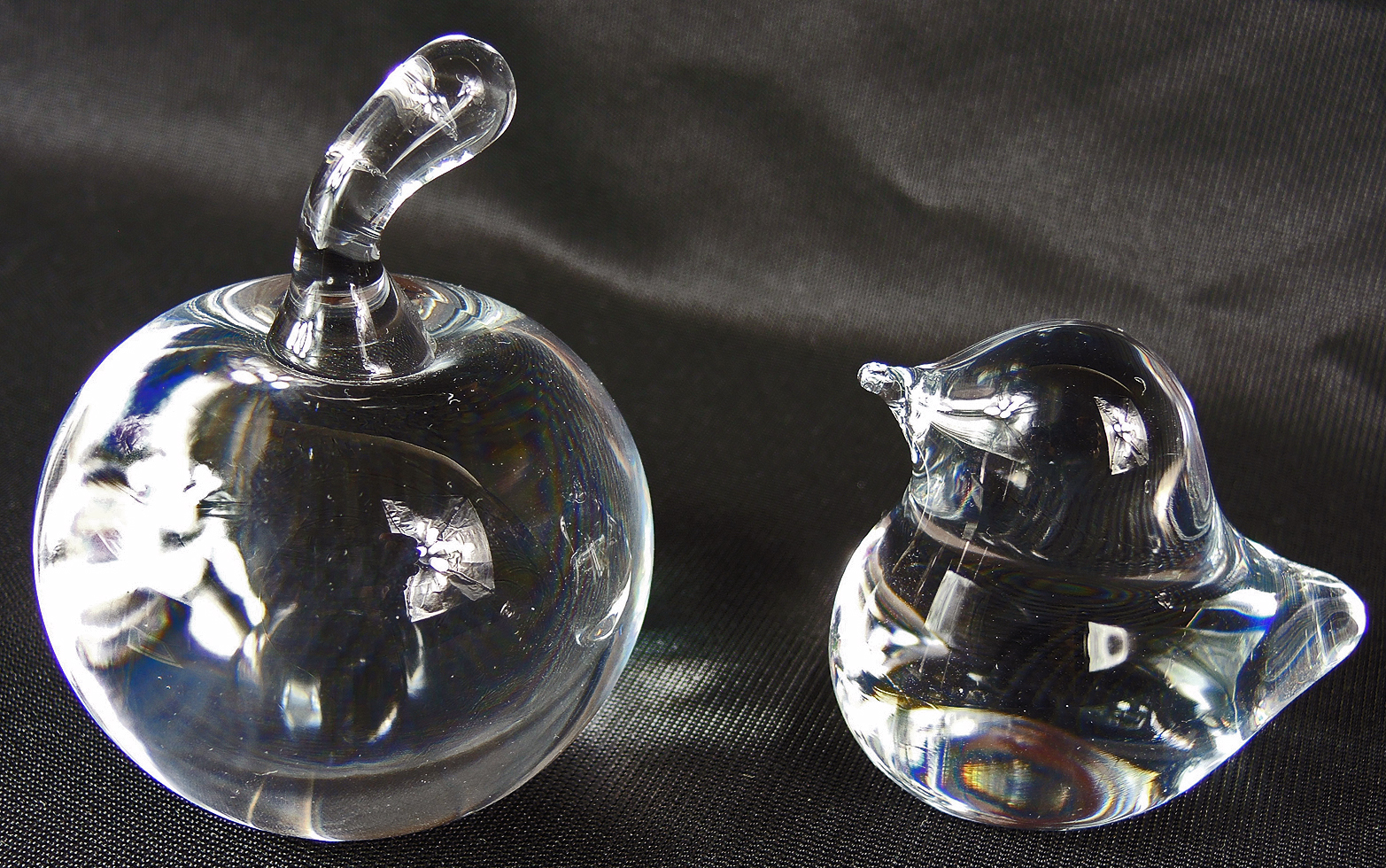 Daum Cut Glass Bird Figurine, Atlantis Glass Duck Figurine, and More