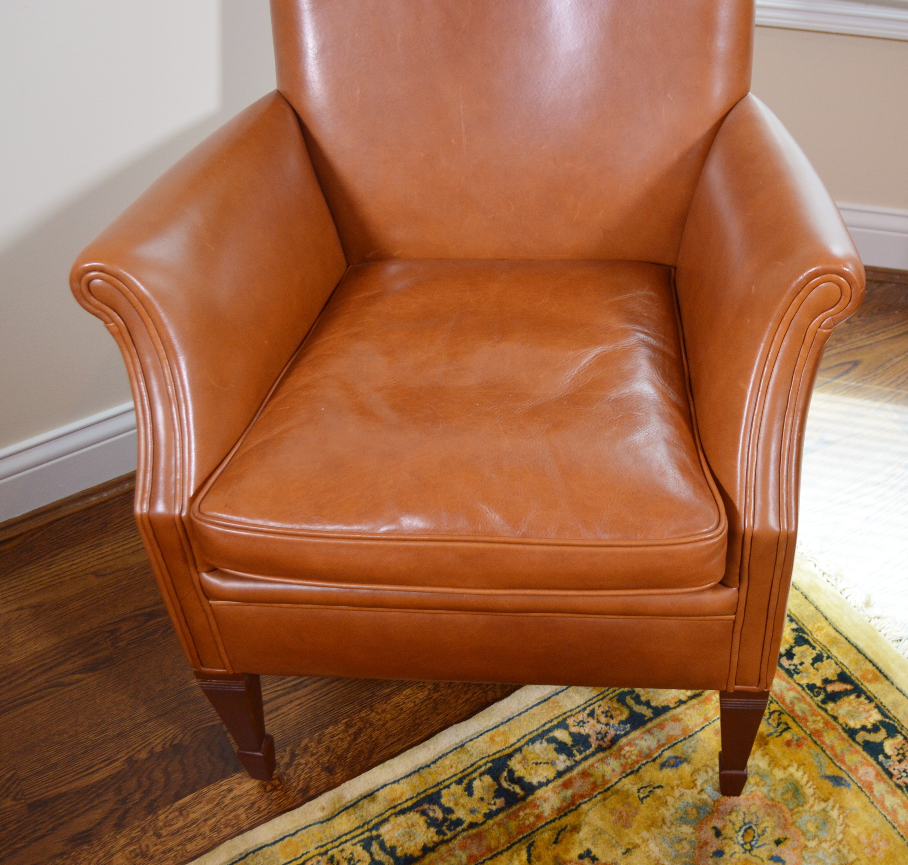 Modern Netherlands Ladies Saddle Leather Armchair