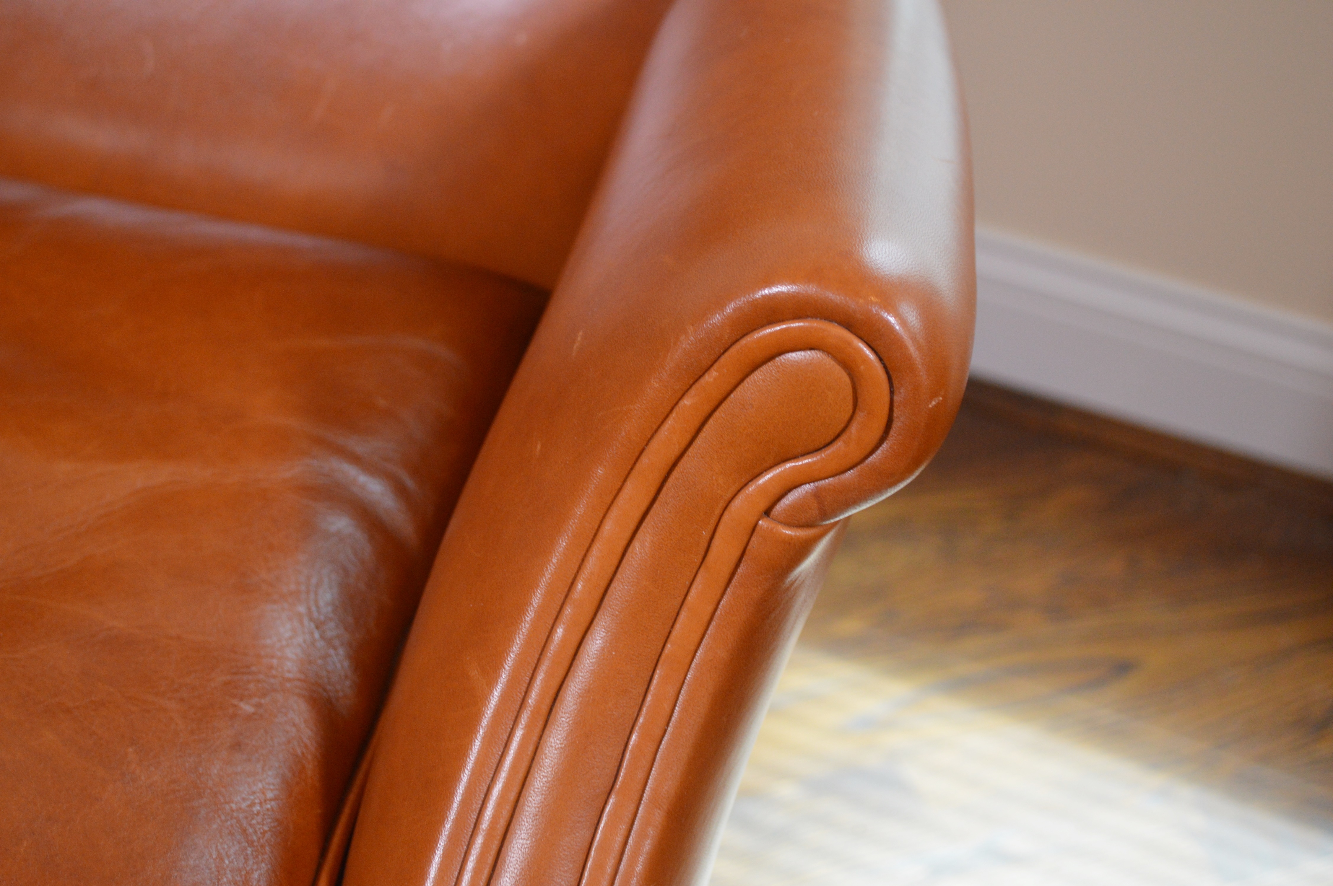 Modern Netherlands Ladies Saddle Leather Armchair