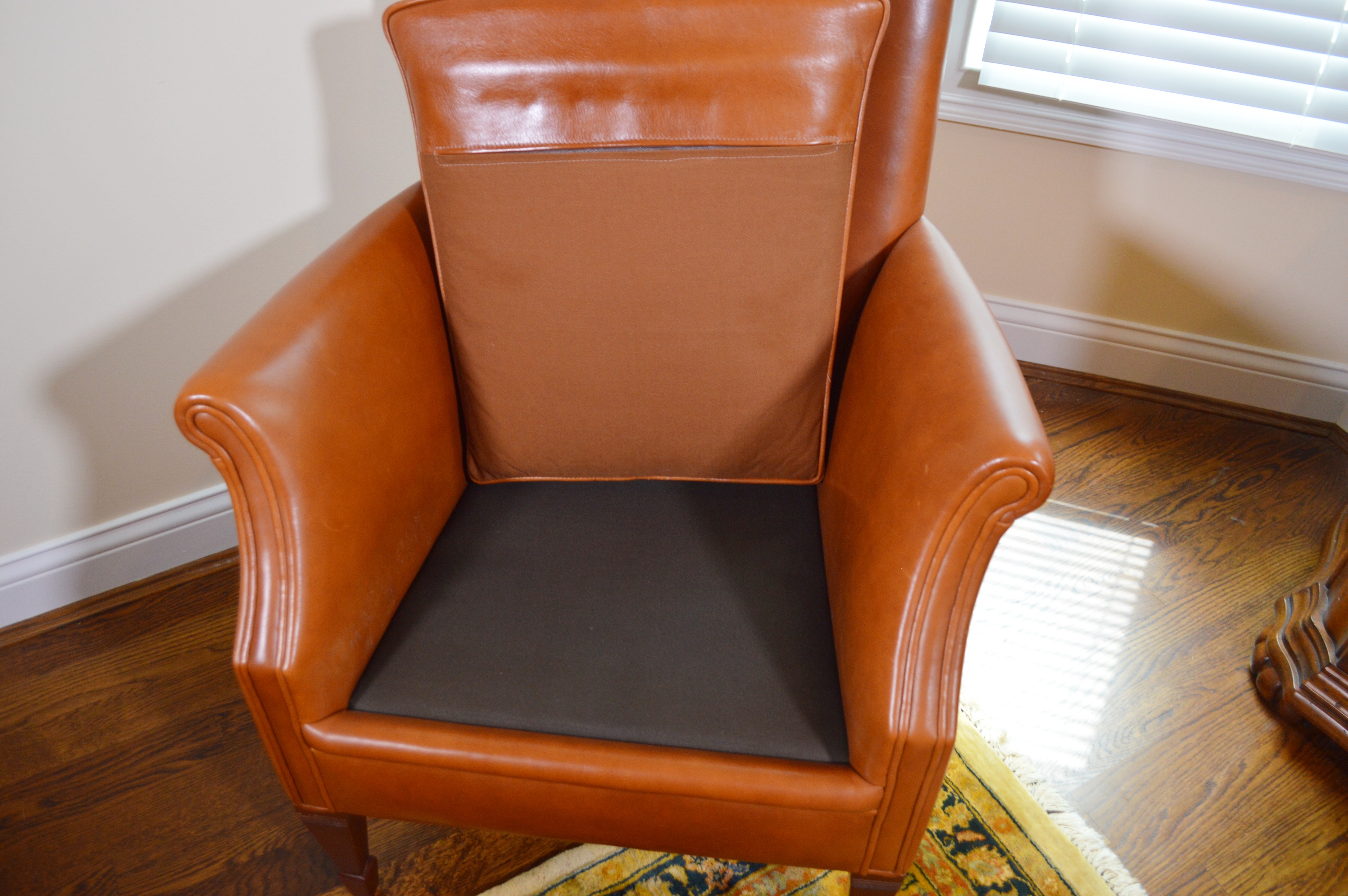 Modern Netherlands Ladies Saddle Leather Armchair