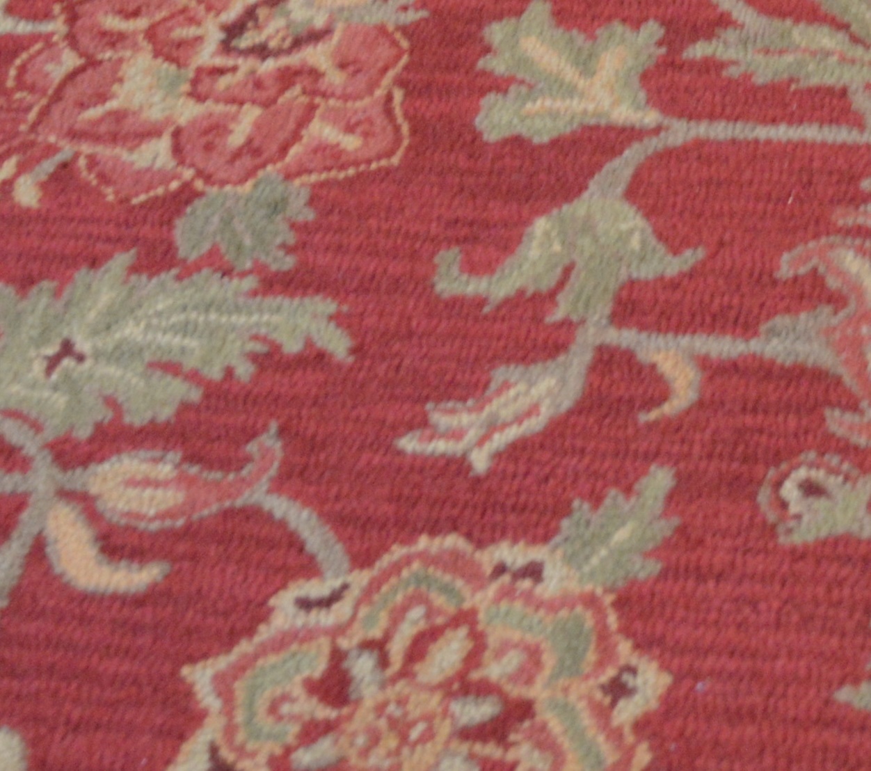 Tufted Pottery Barn "Palampore Red" Wool Rug