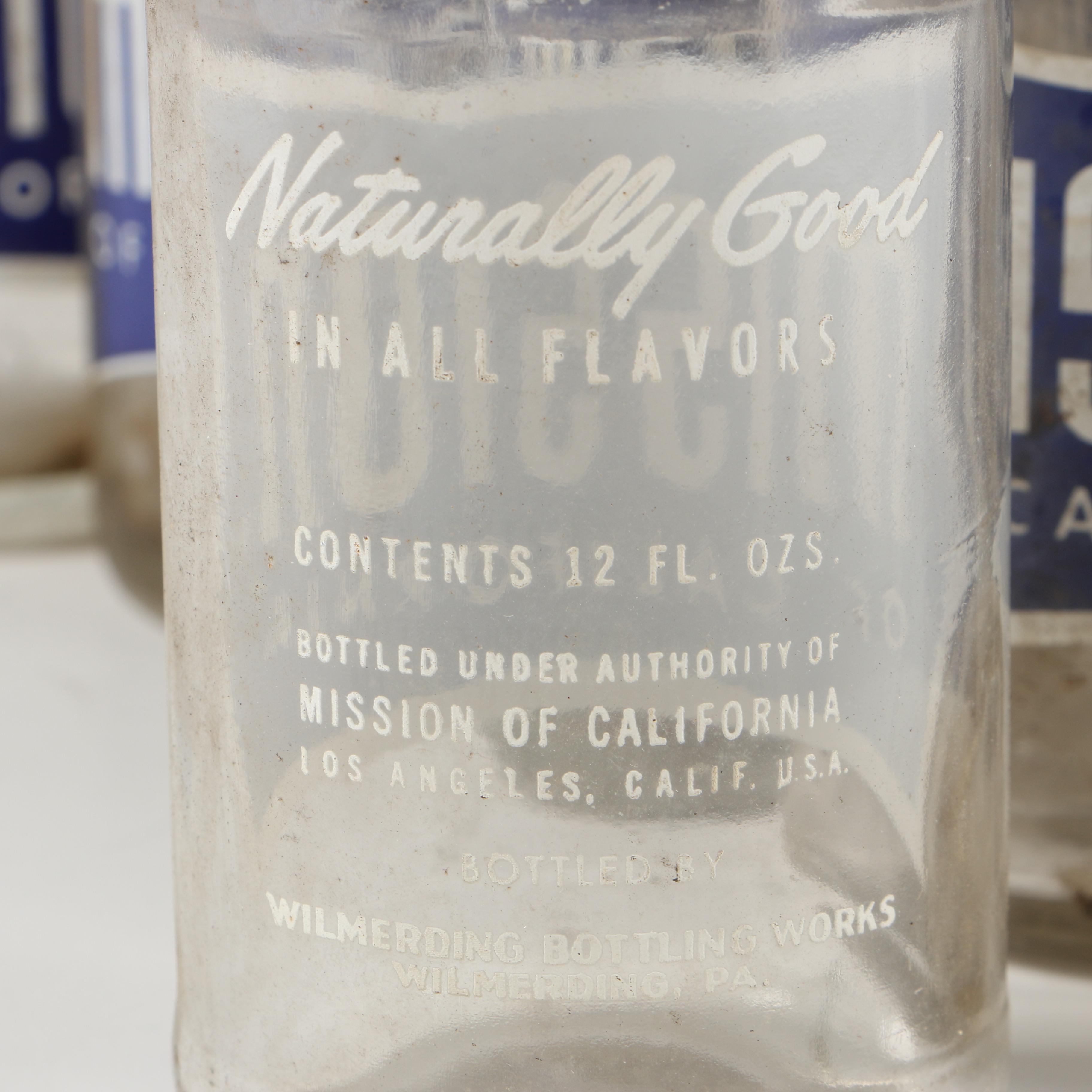 Mission of California Vintage Soda Bottles