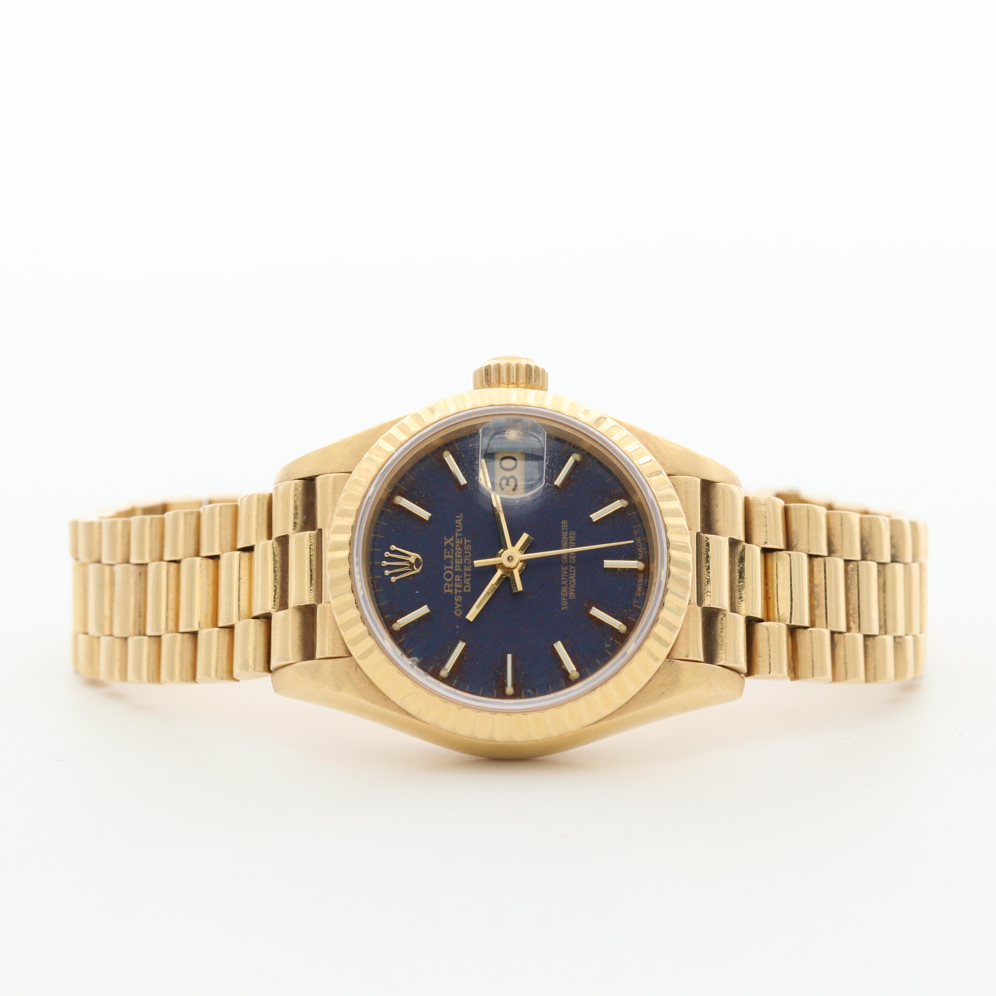 Rolex Datejust Presidential 18K Yellow Gold Watch