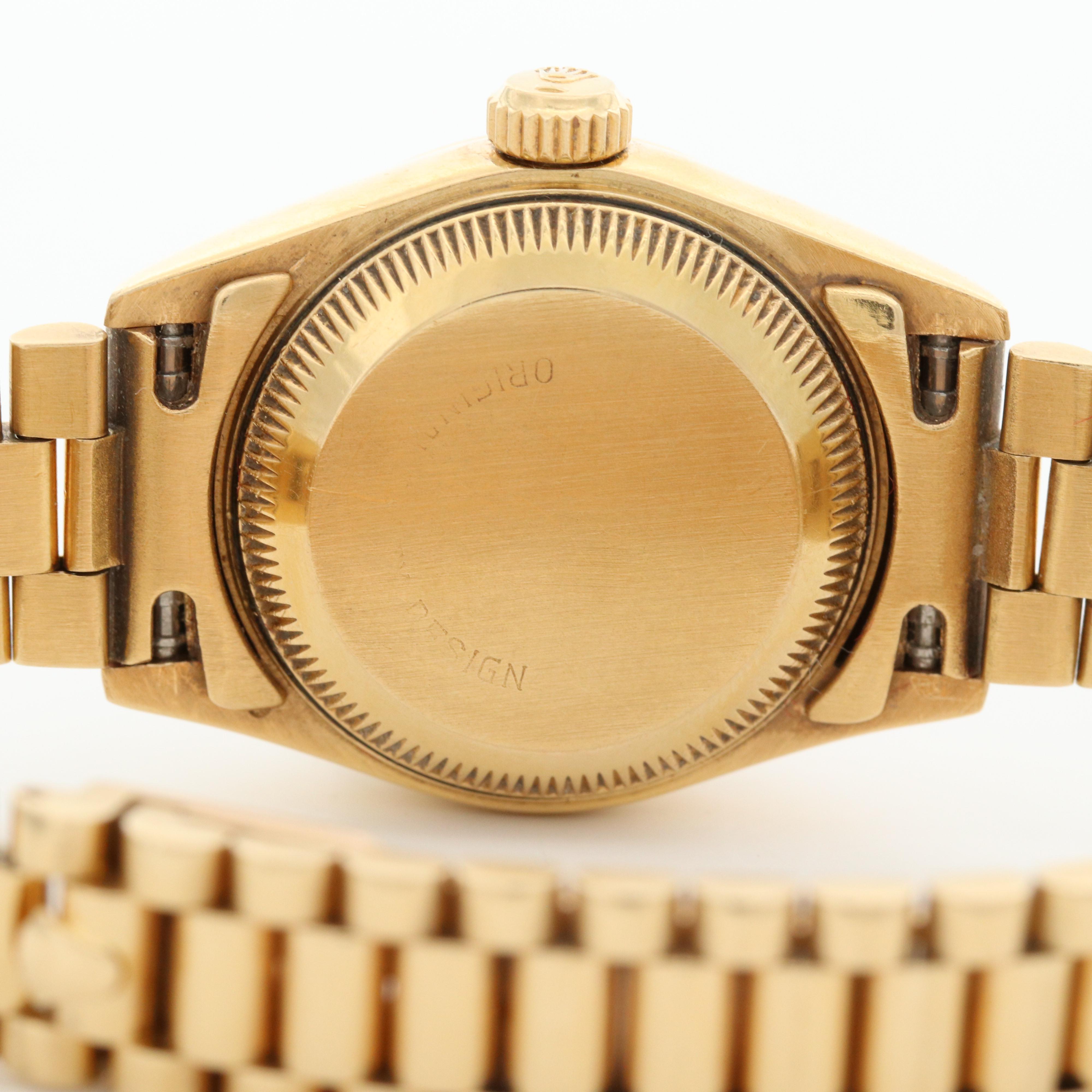 Rolex Datejust Presidential 18K Yellow Gold Watch