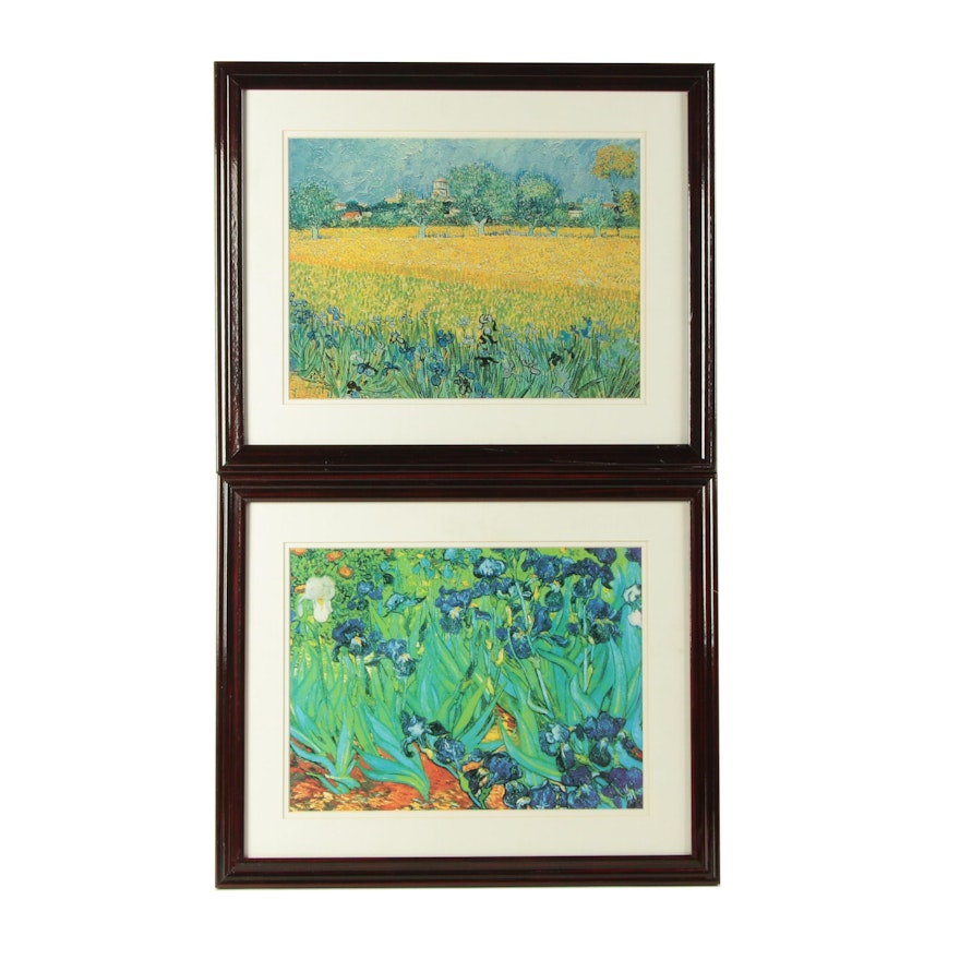 Giclee Prints after Van Gogh "Irises" and "Field with Irises Near Arles"