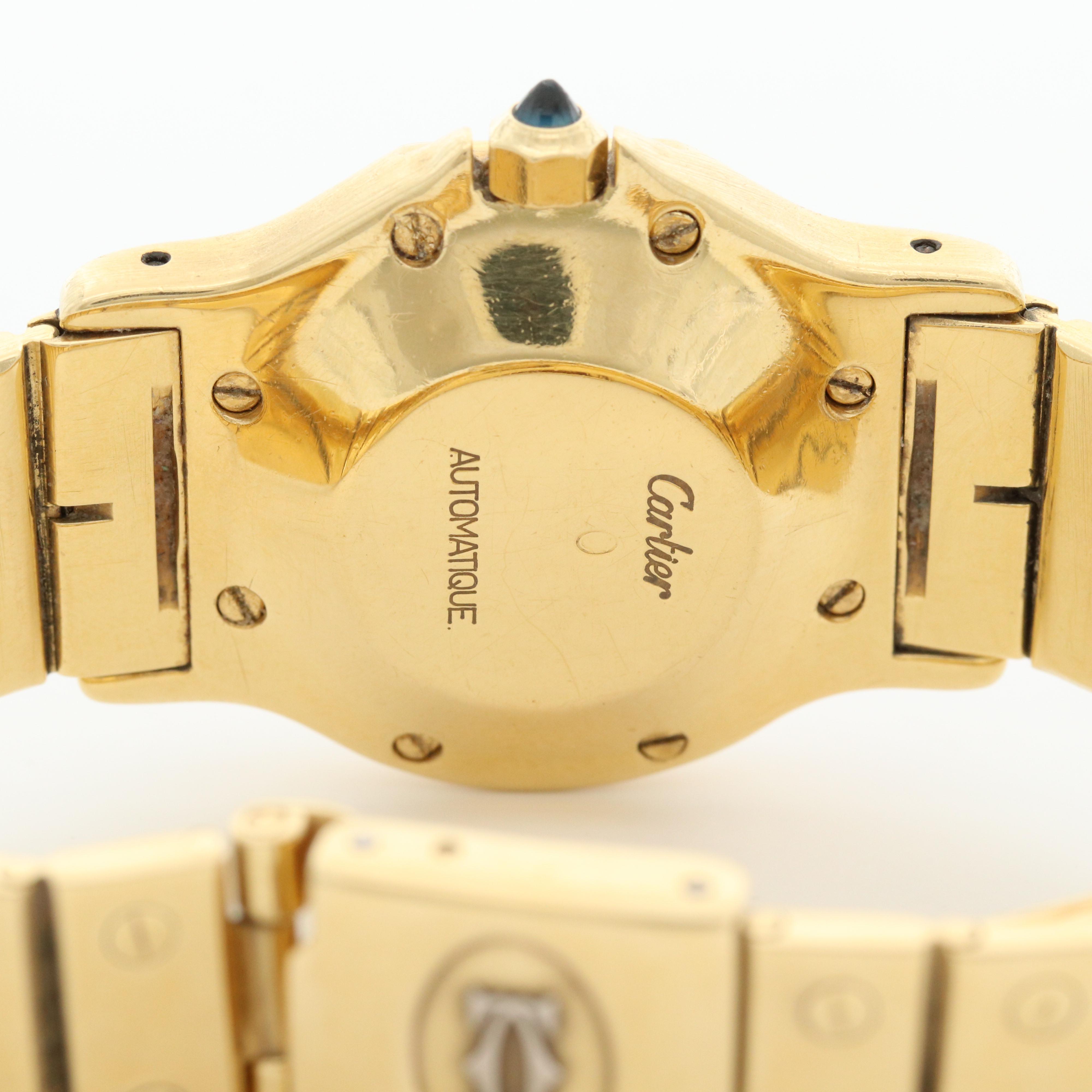 Cartier Santos Octagon 18K Yellow Gold Automatic Watch