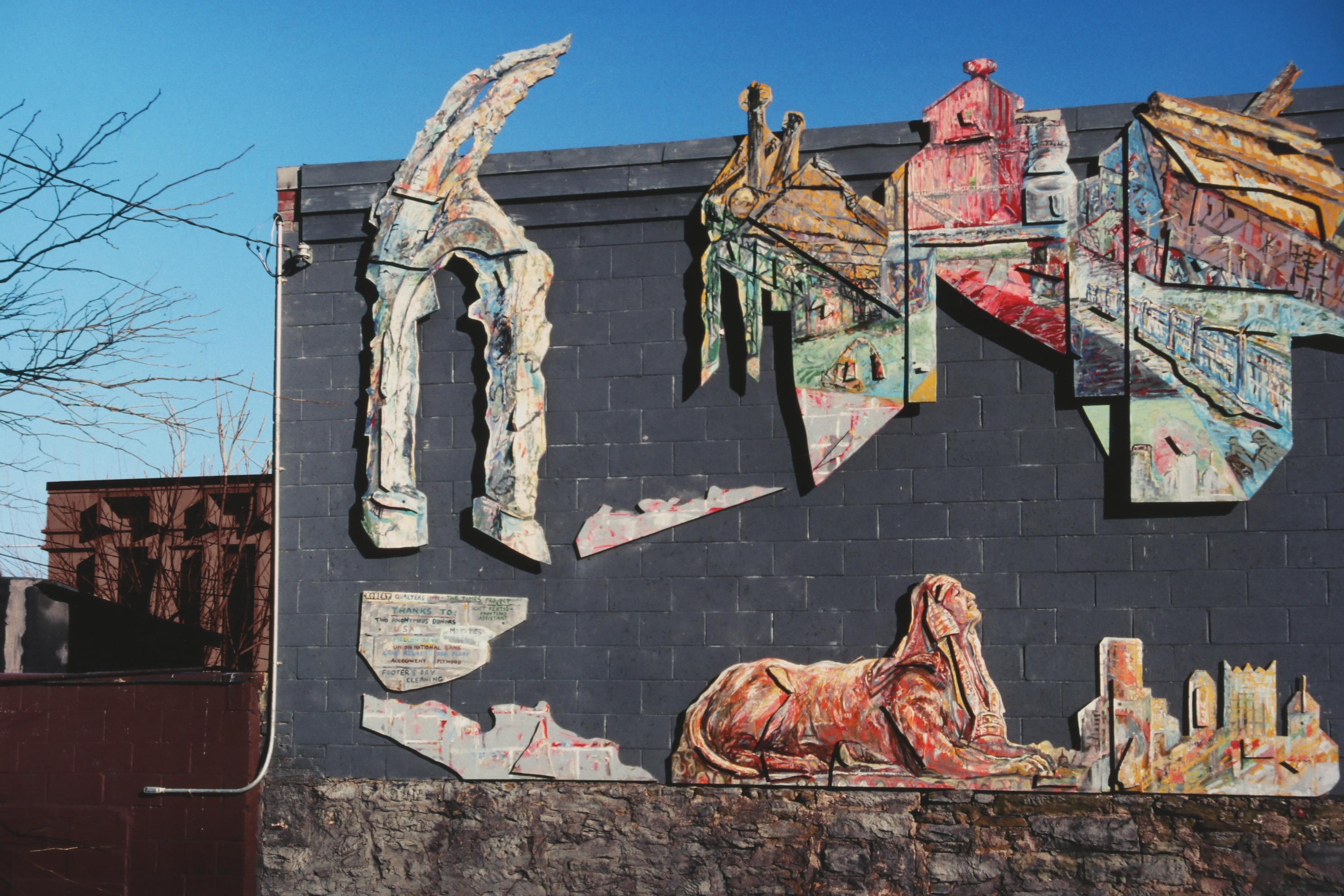 Signed Chromogenic Photograph of Robert Qualter's "Oakland Mural"