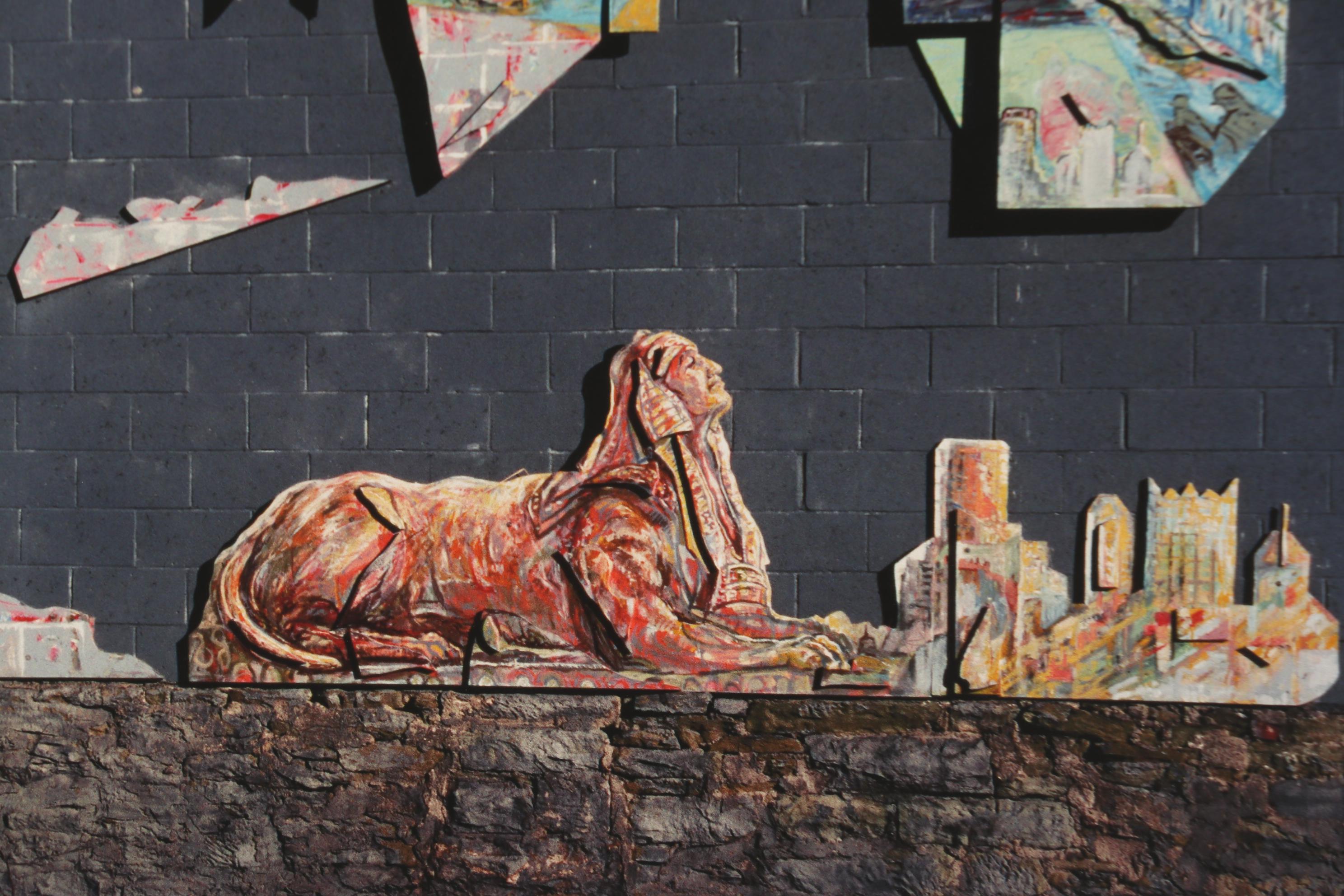 Signed Chromogenic Photograph of Robert Qualter's "Oakland Mural"