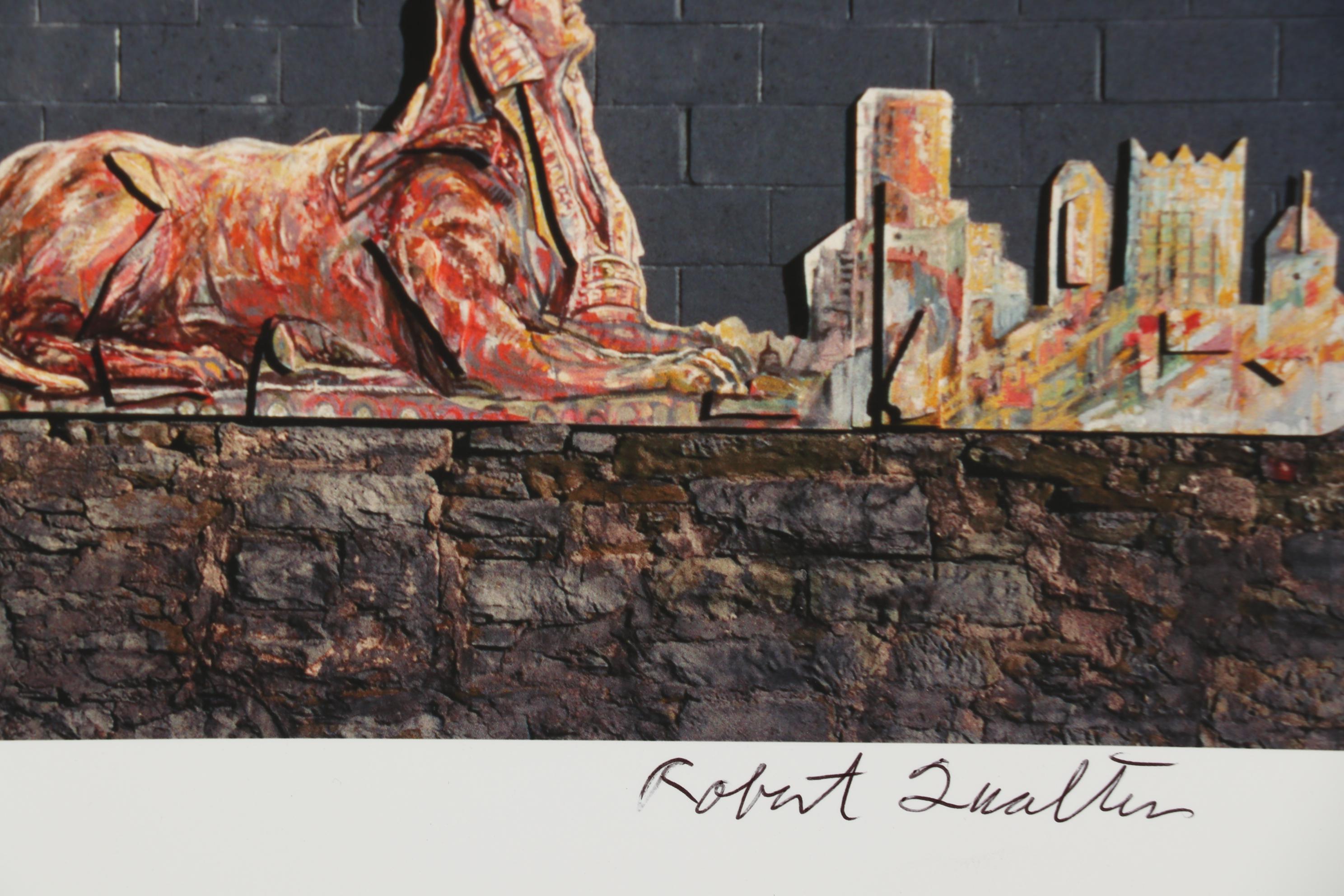 Signed Chromogenic Photograph of Robert Qualter's "Oakland Mural"