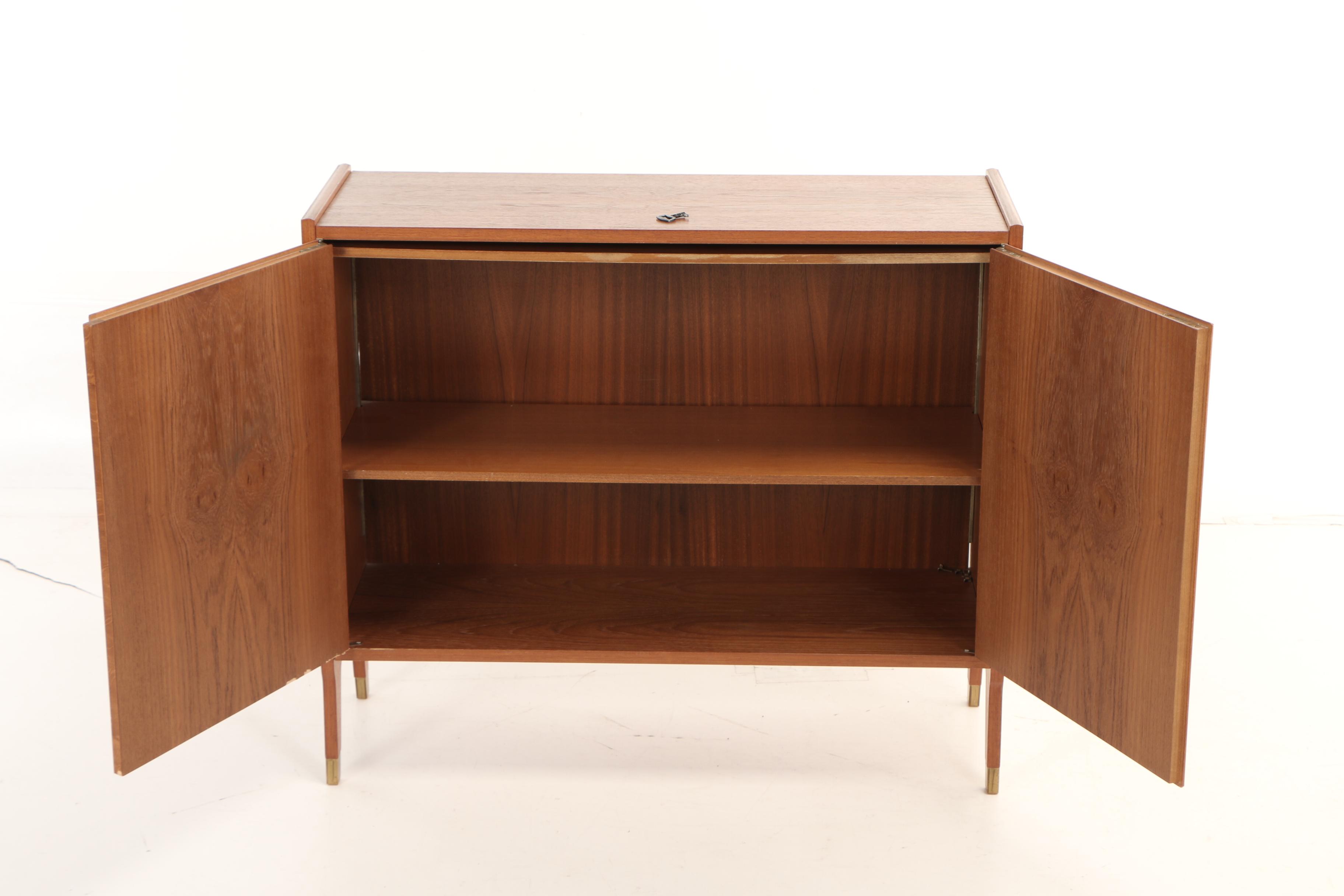 Norwegian Modern Teak Side Cabinet, Circa 1960