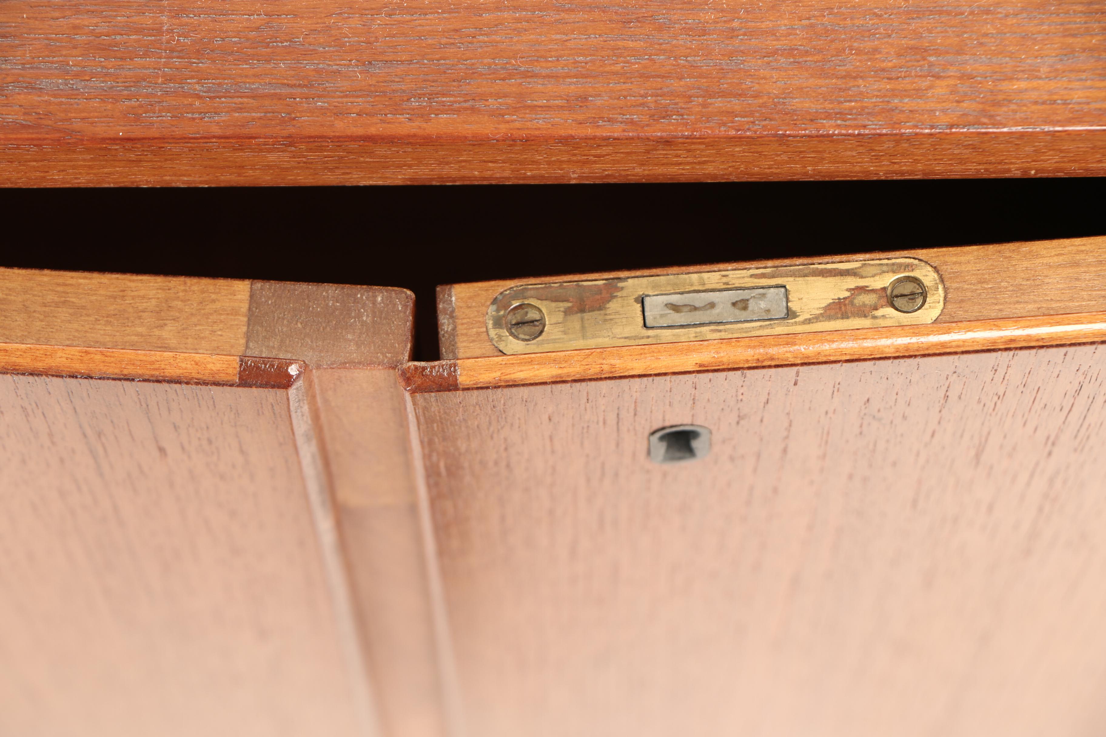 Norwegian Modern Teak Side Cabinet, Circa 1960
