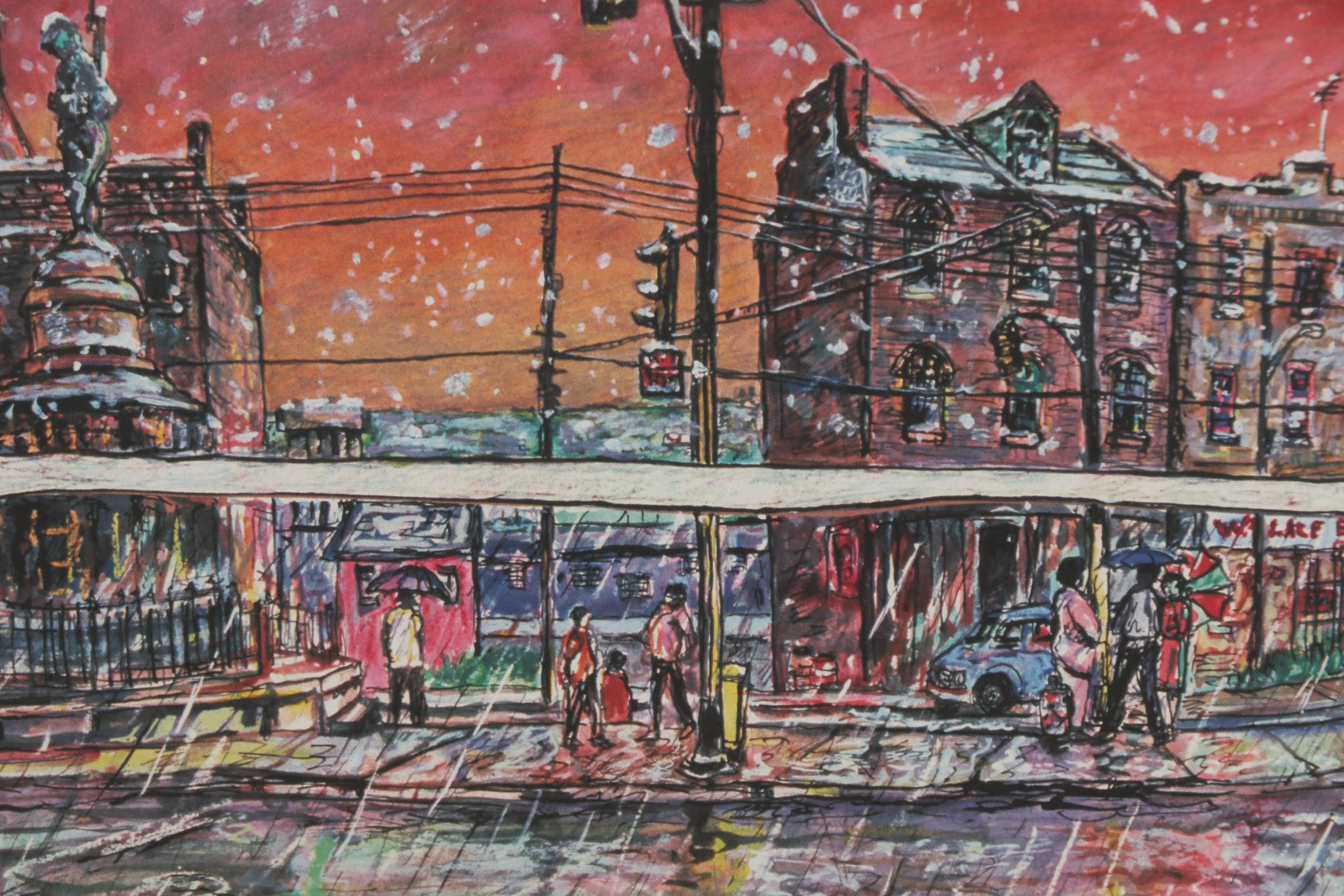 Pittsburgh Center for the Arts Exhibition Poster for "Robert Qualters: A Life"