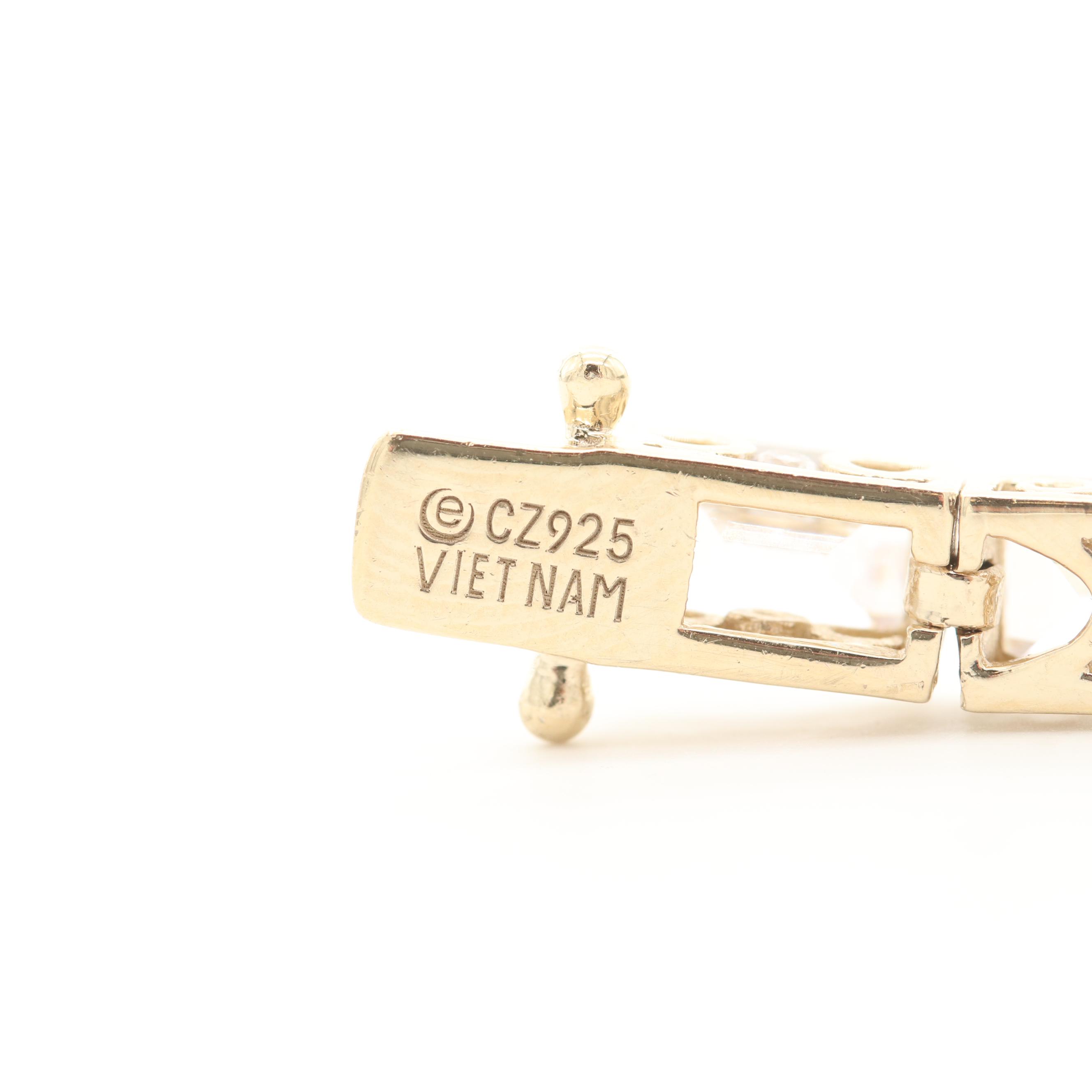 Sterling Silver Cubic Zirconia Bracelets