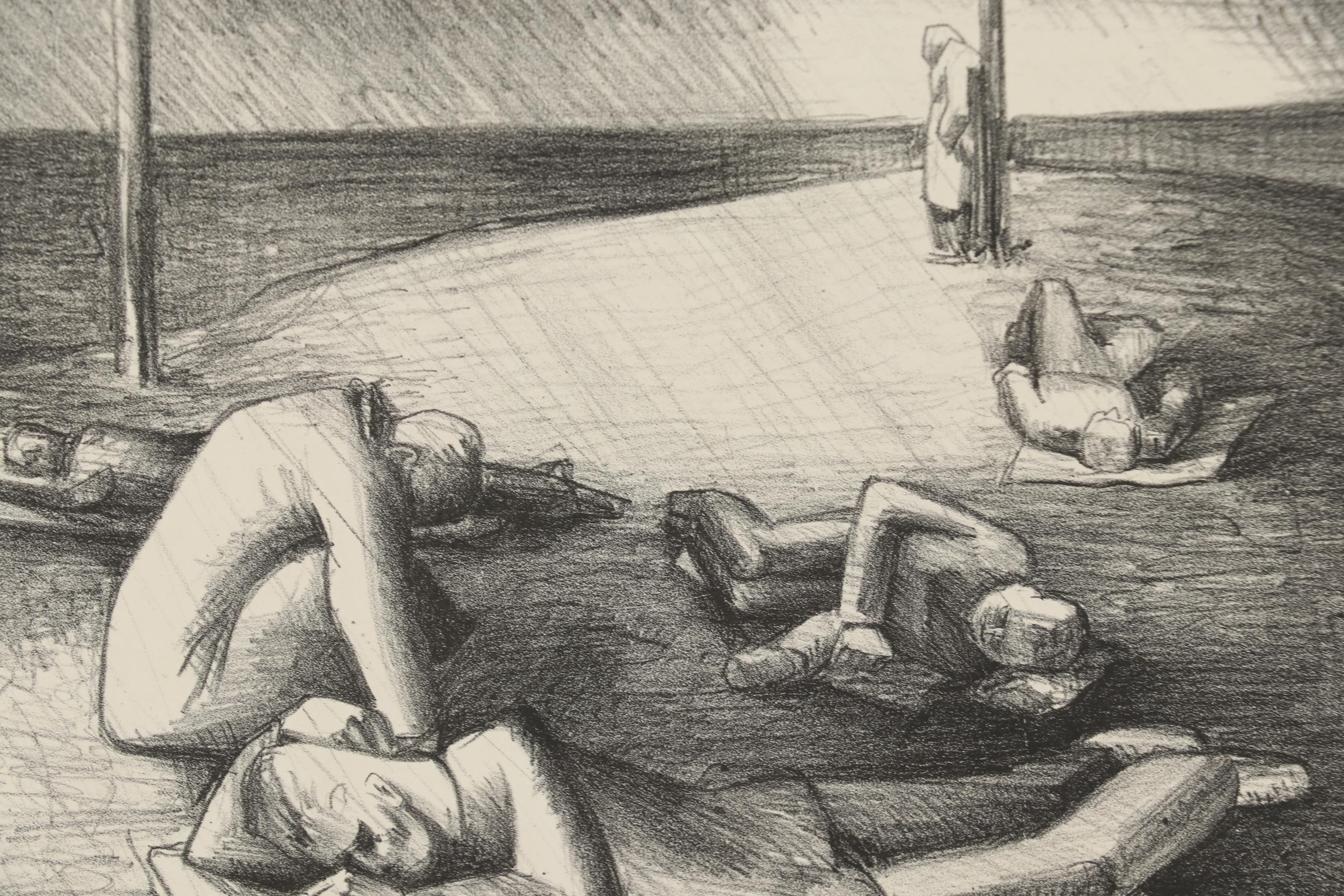 Thomas Brownell Eldred Figural Lithographs "Lincoln Park"