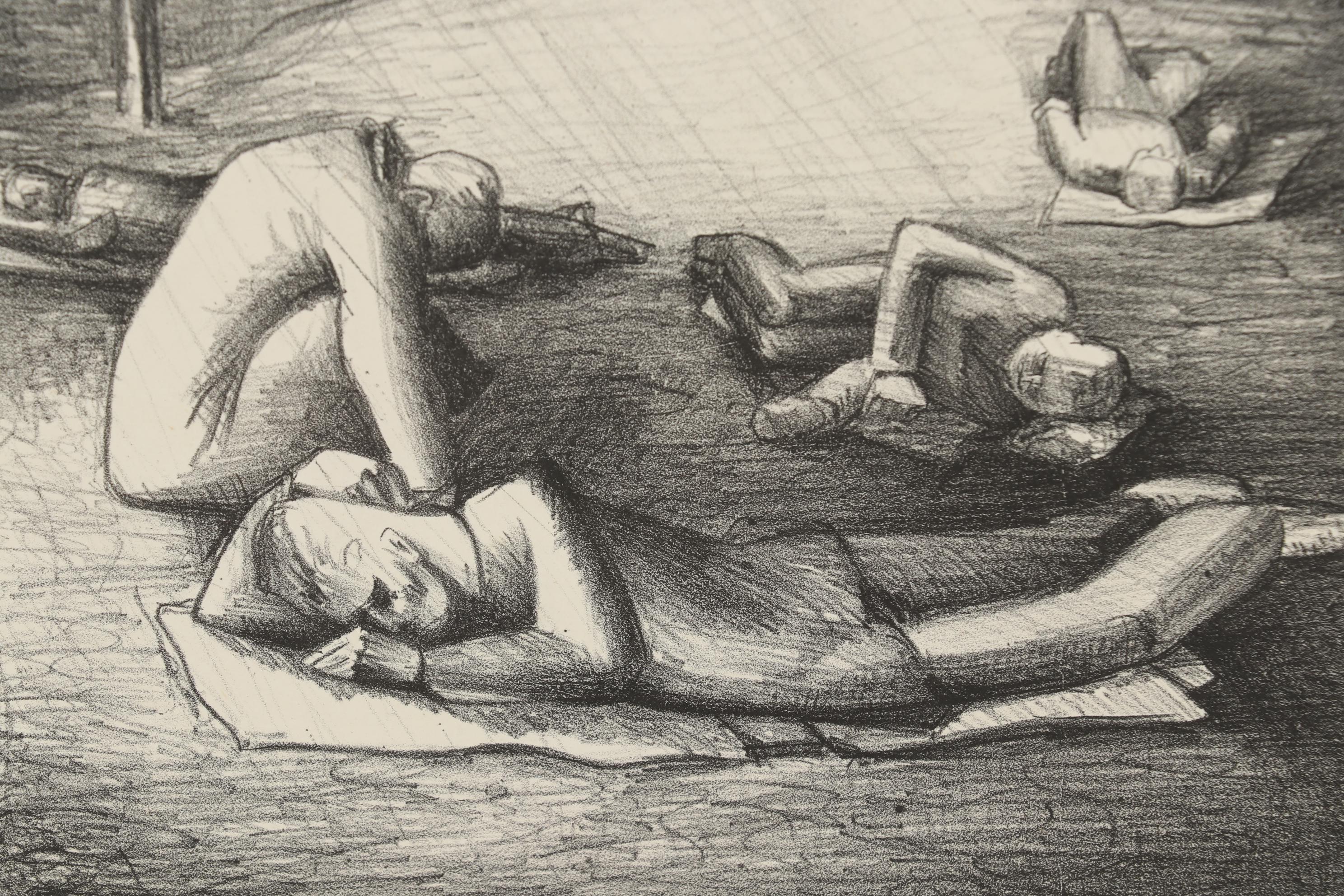 Thomas Brownell Eldred Figural Lithographs "Lincoln Park"