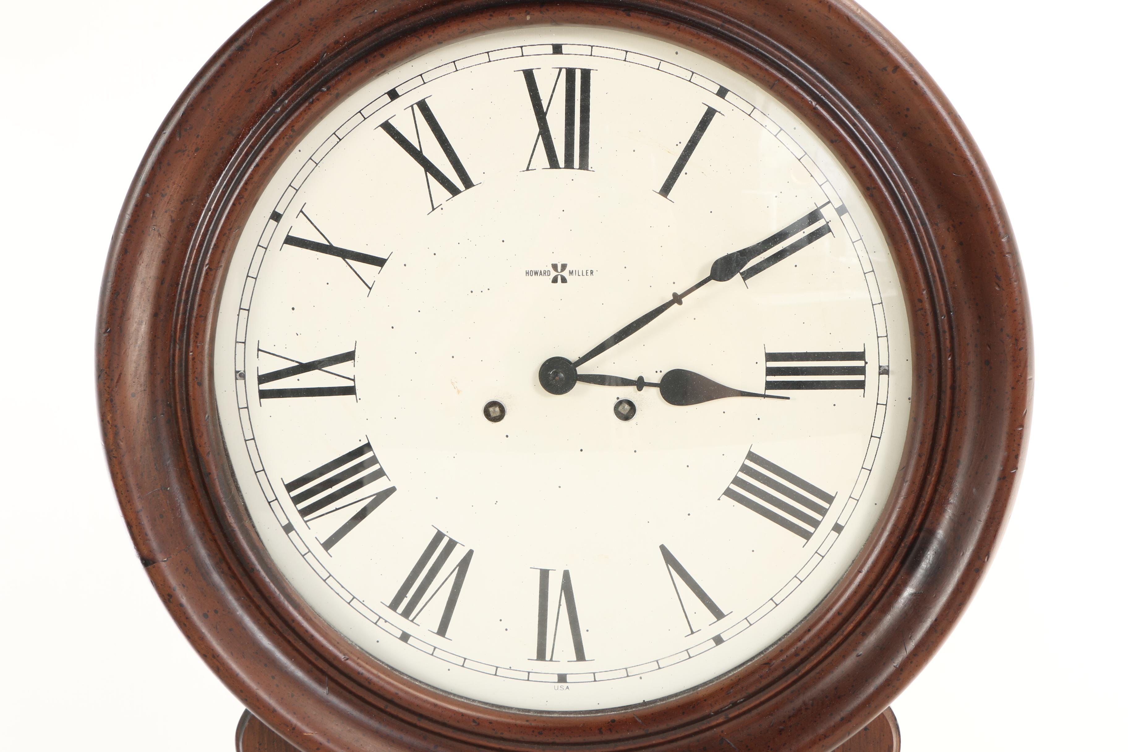 Howard Miller Regulator Pendulum Wall Clock, Contemporary