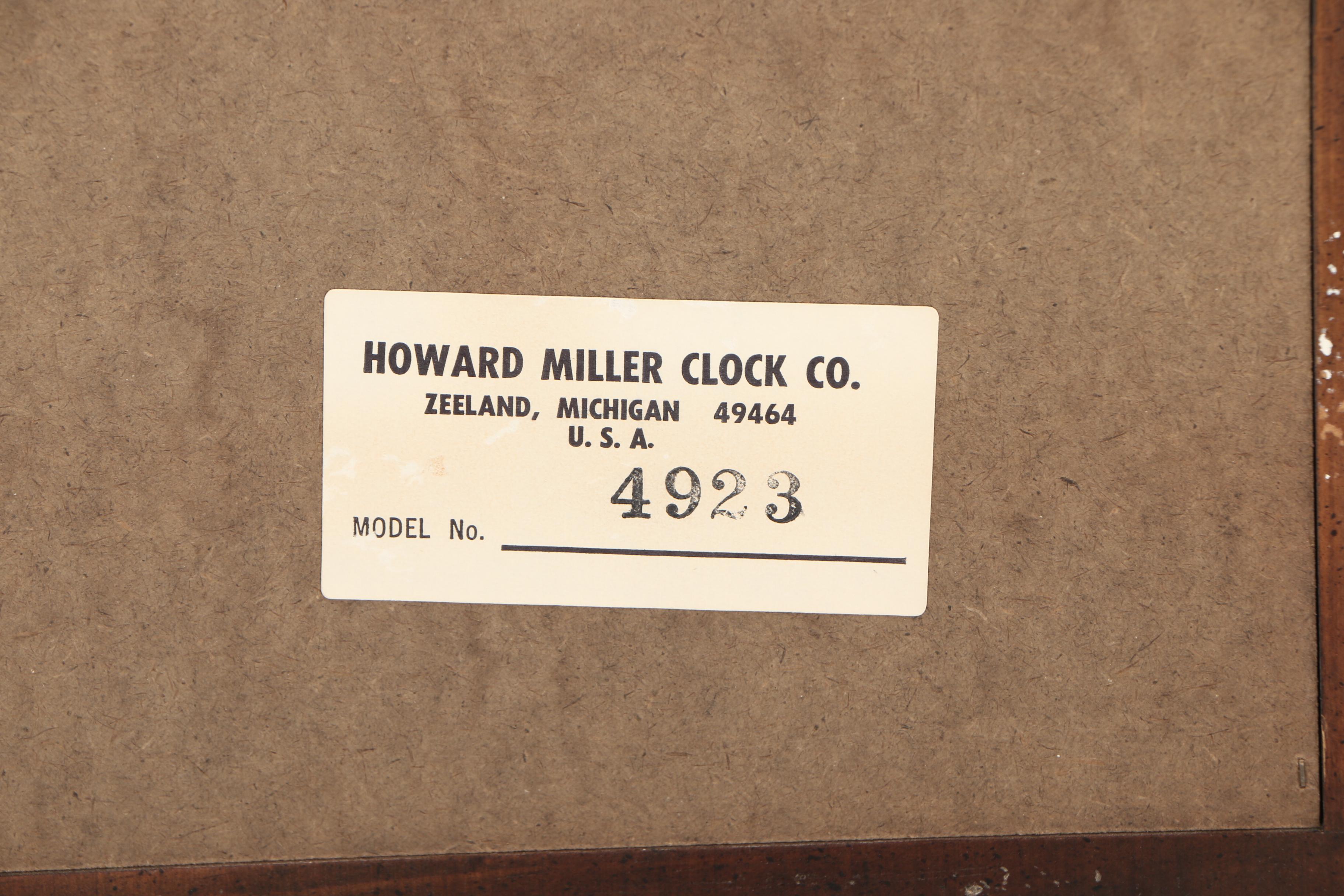 Howard Miller Regulator Pendulum Wall Clock, Contemporary