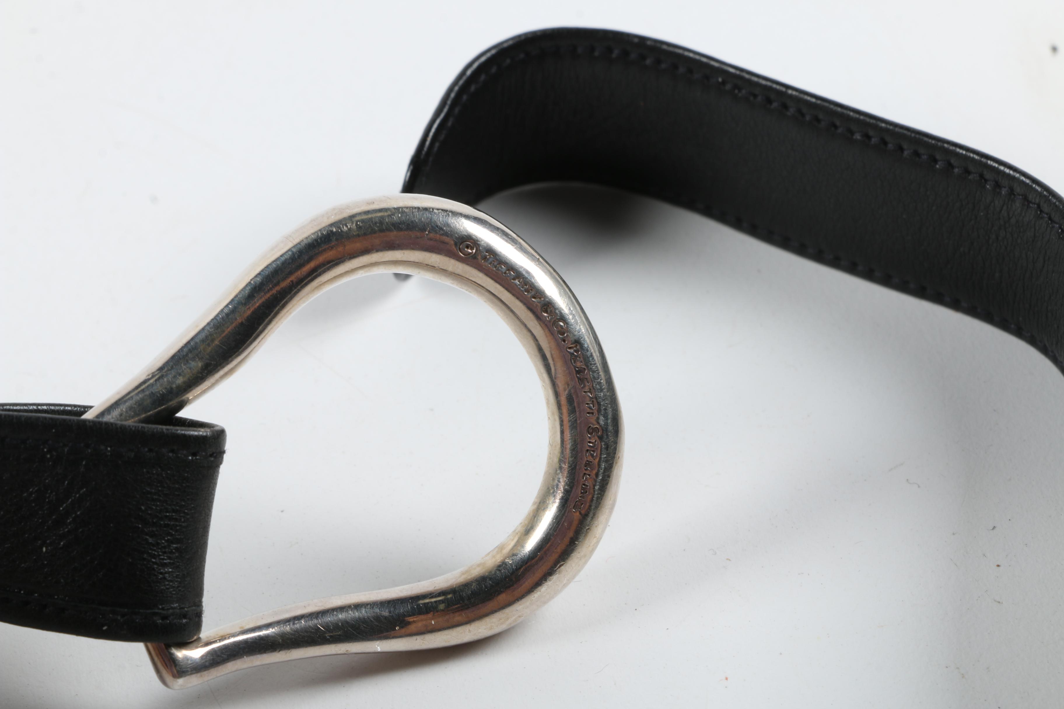 Elsa Peretti for Tiffany & Co. Equestrian Belt Buckle with Interchangeable Belts