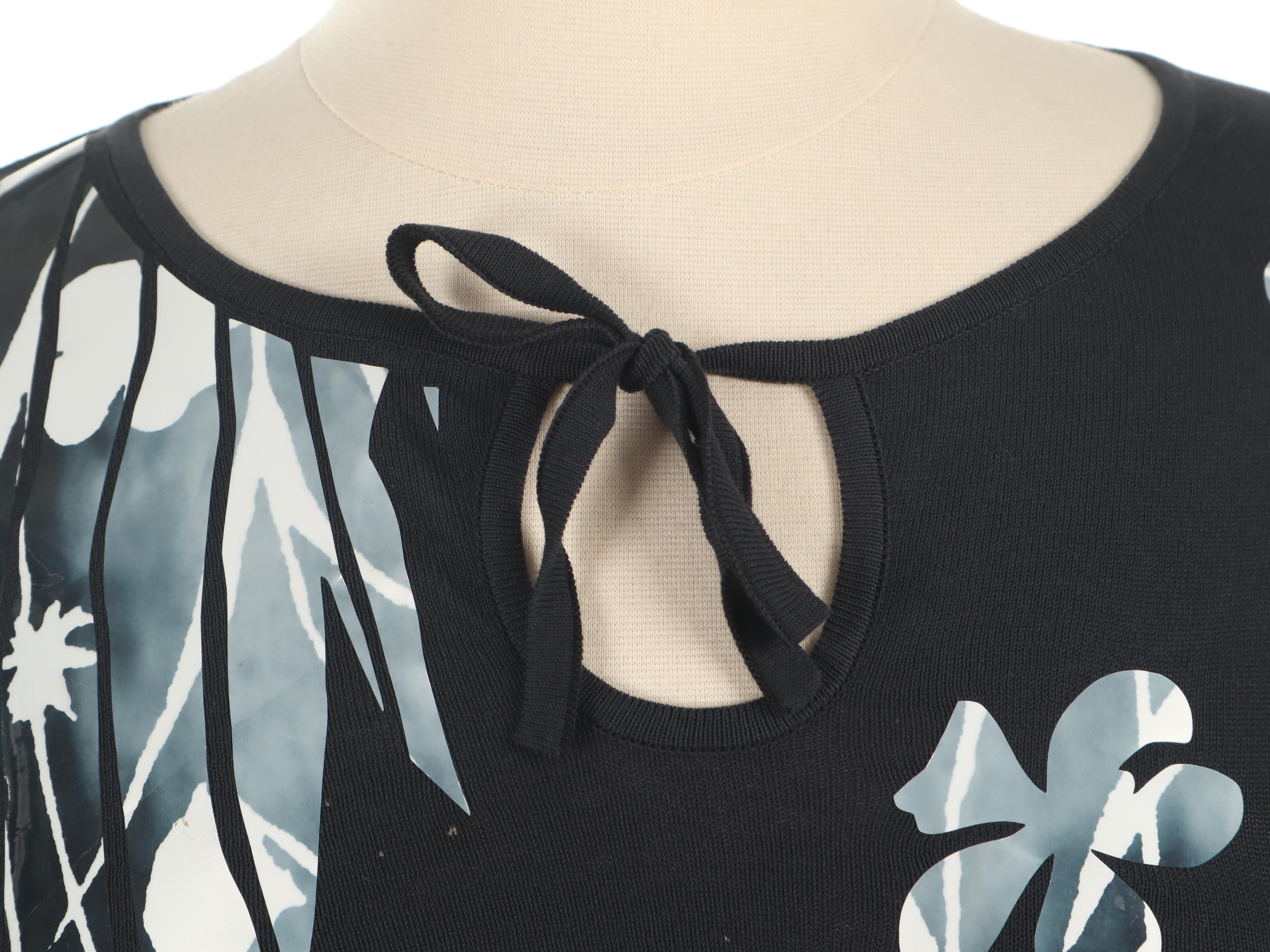 Chanel Floral Cotton Shirt with Escada Skirt and Donna Karan Couture Pants