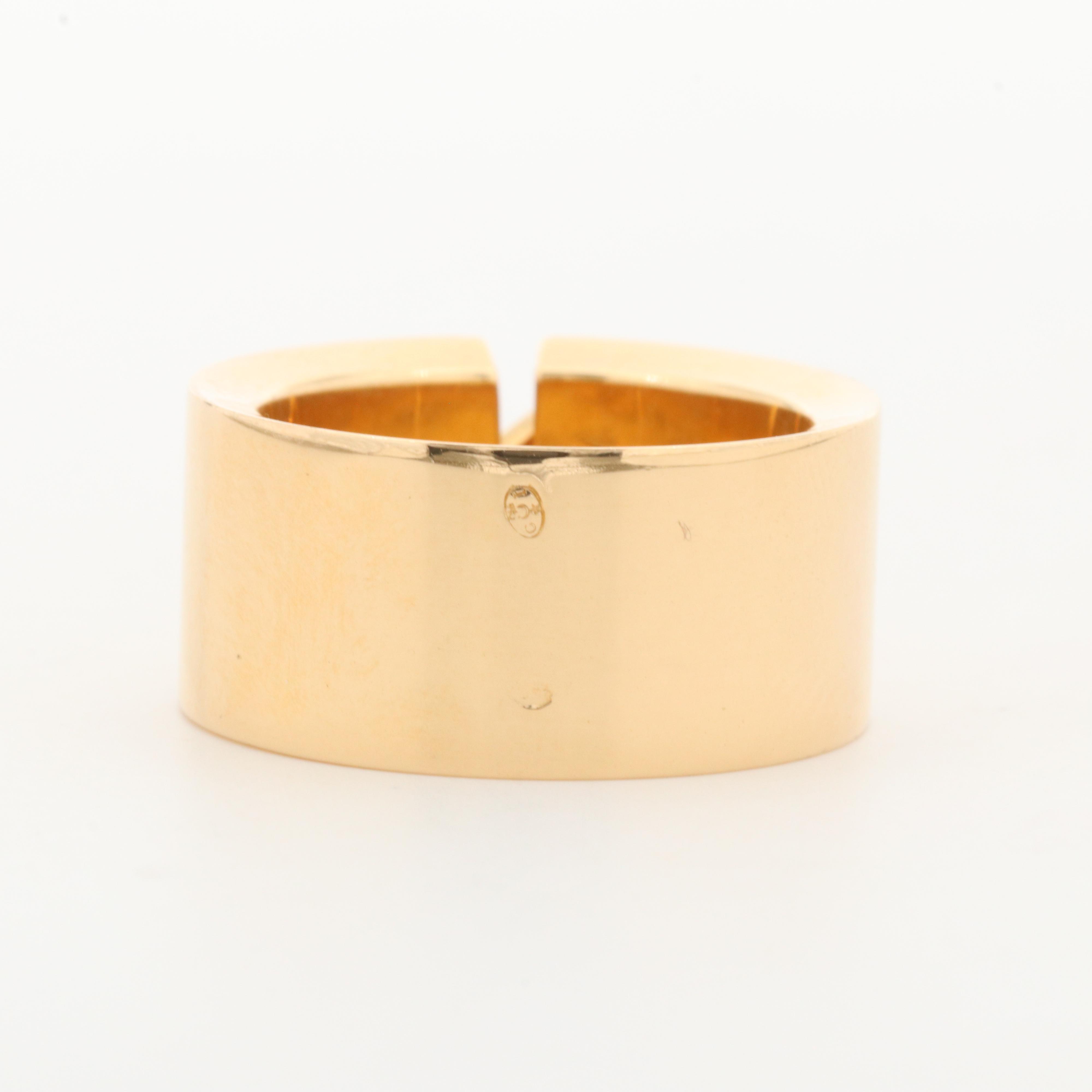 Chaumet Liens Collection 18K Yellow Gold Diamond Band