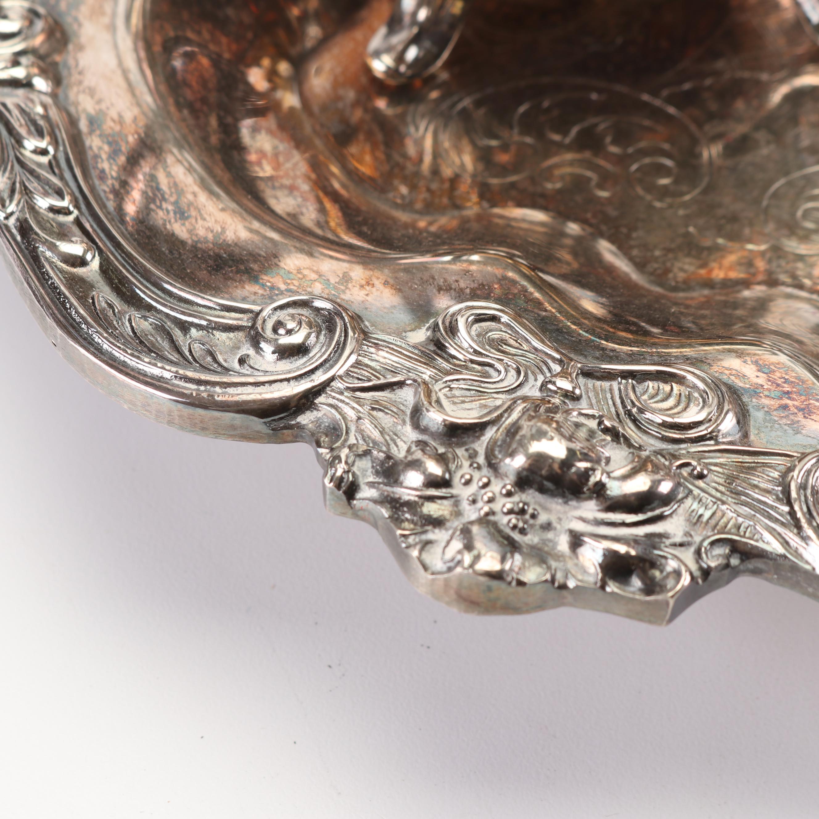 Sheridan Taunton Silver Plated Brass Tea and Coffee Service, 1980s