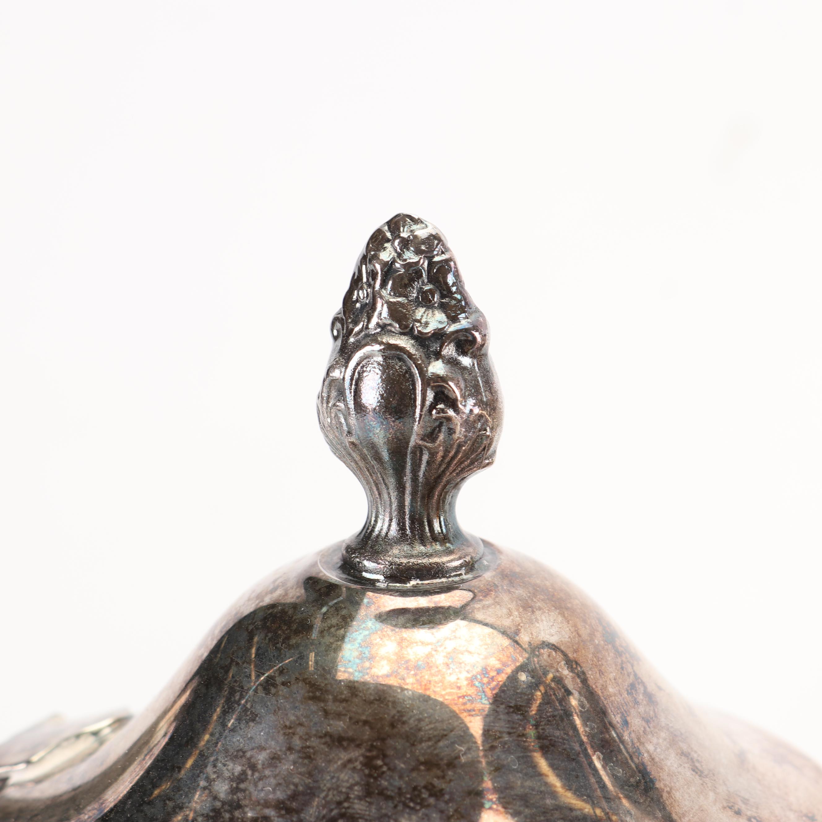 Sheridan Taunton Silver Plated Brass Tea and Coffee Service, 1980s