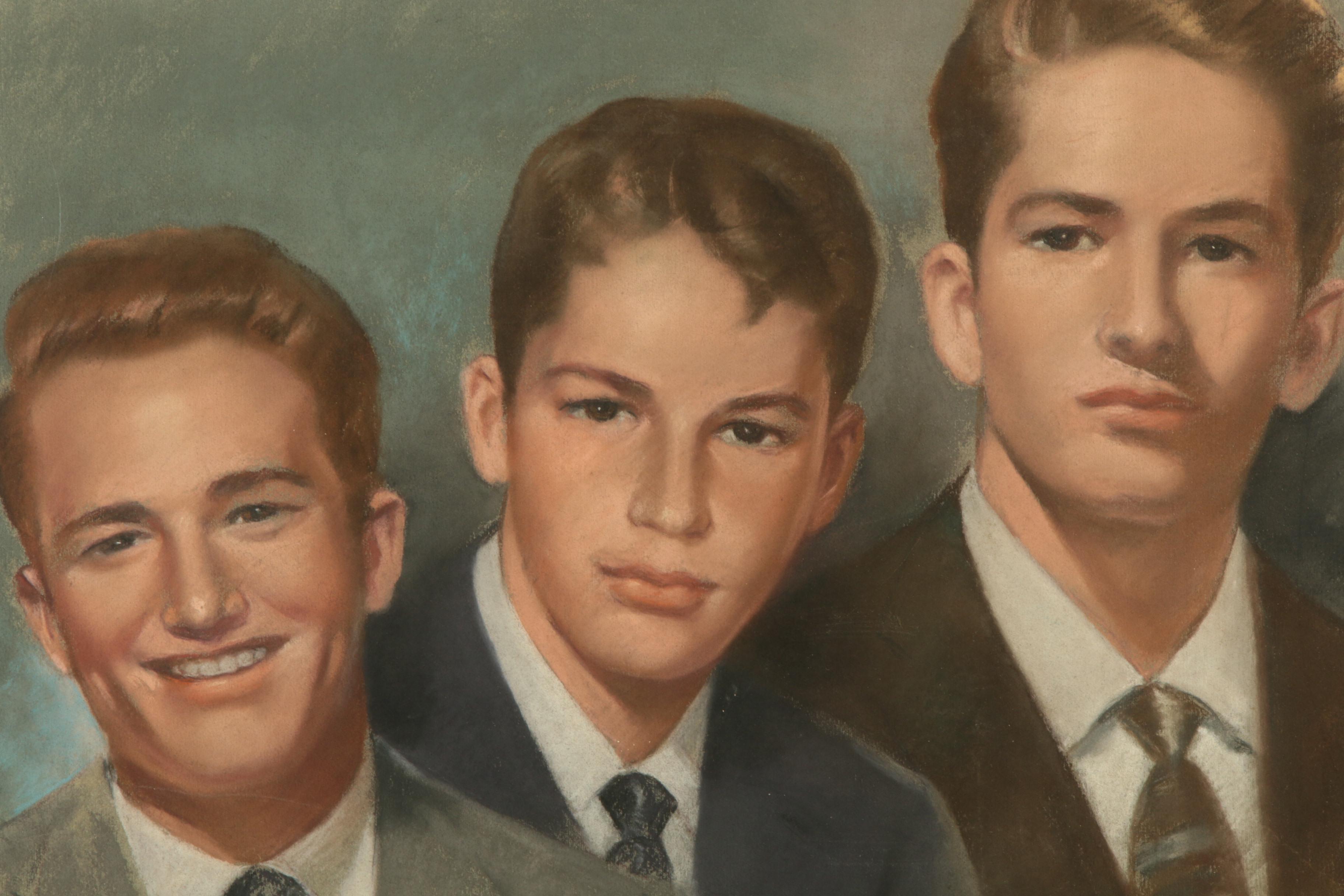 Peter Driben Portrait Pastel Drawings