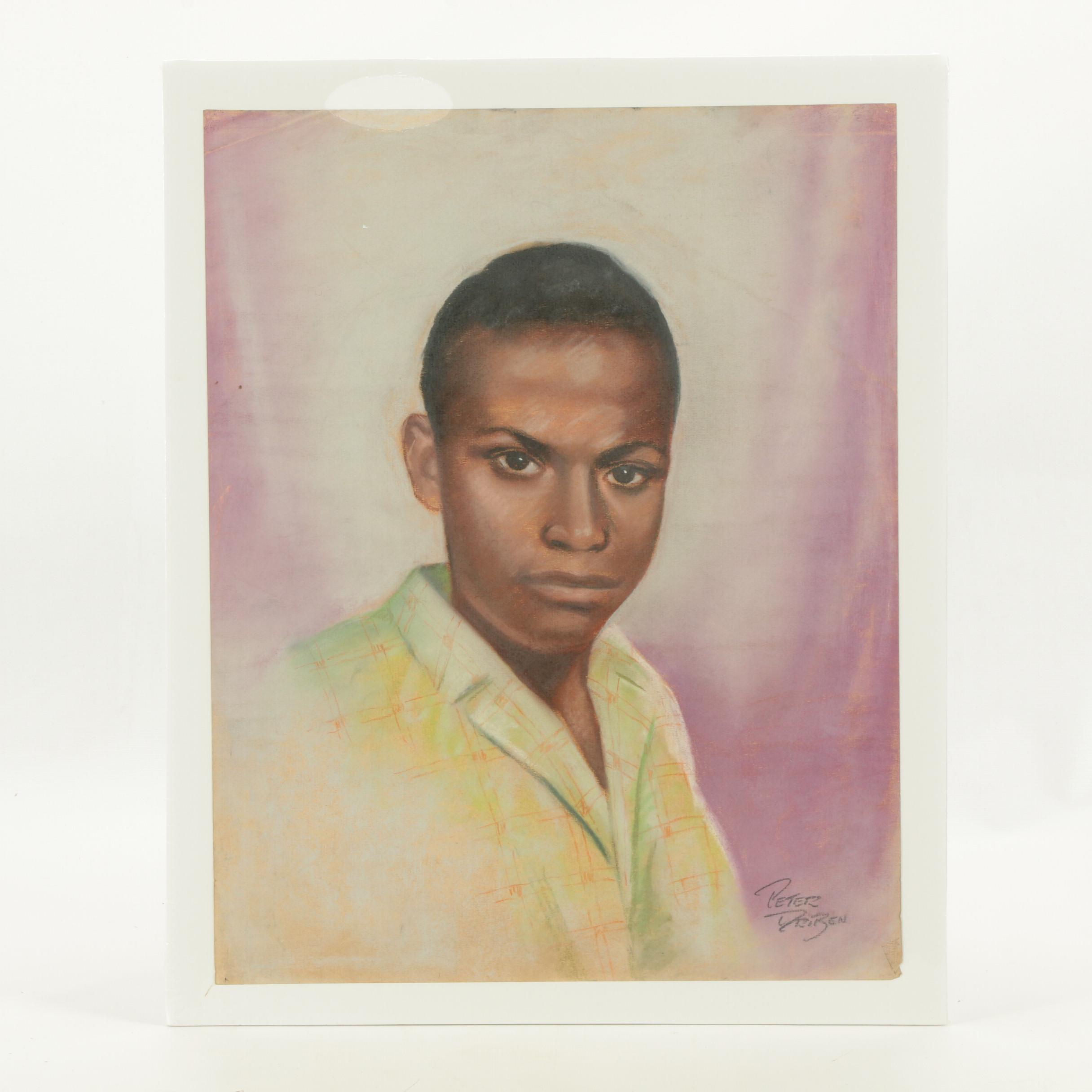 Peter Driben Portrait Pastel Drawings