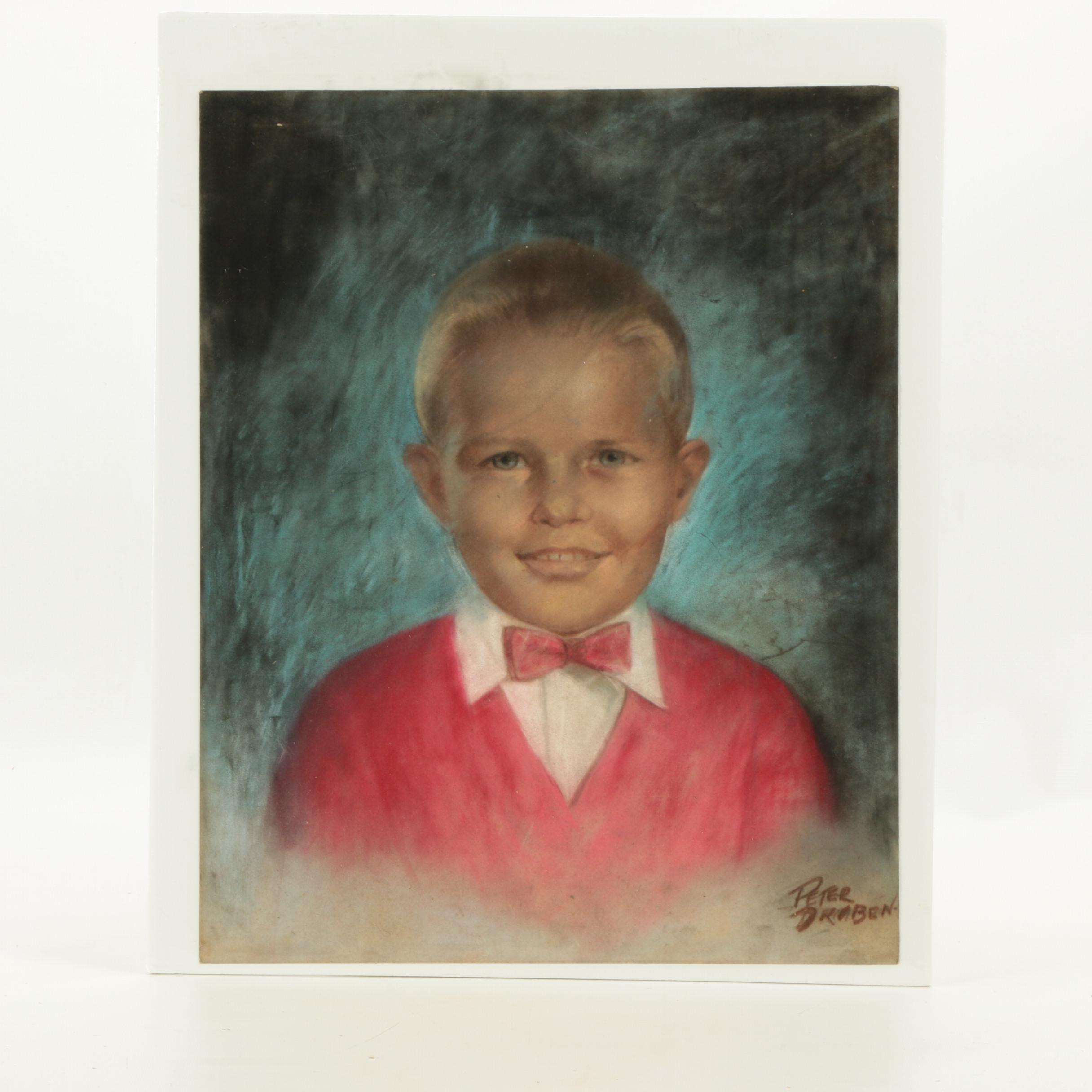 Peter Driben Portrait Pastel Drawings