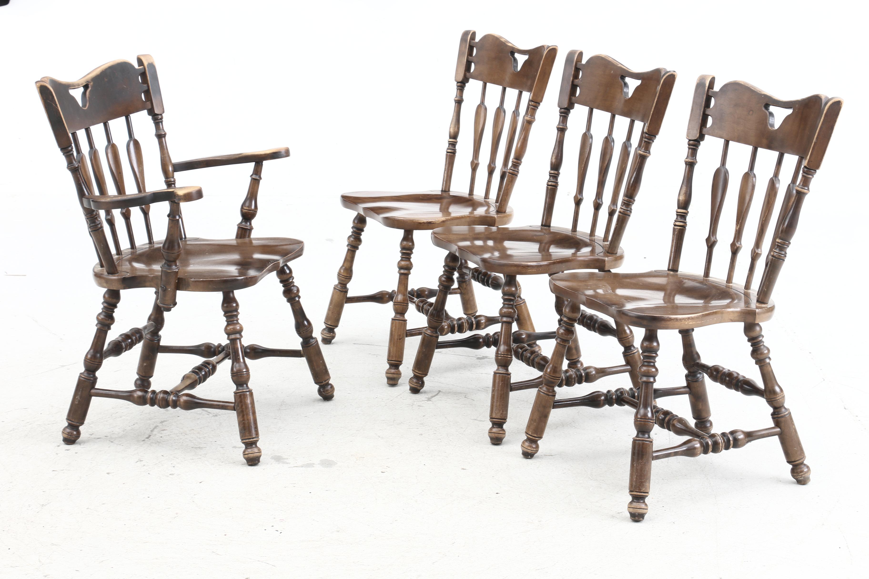 Early American Style Maple Dining Set