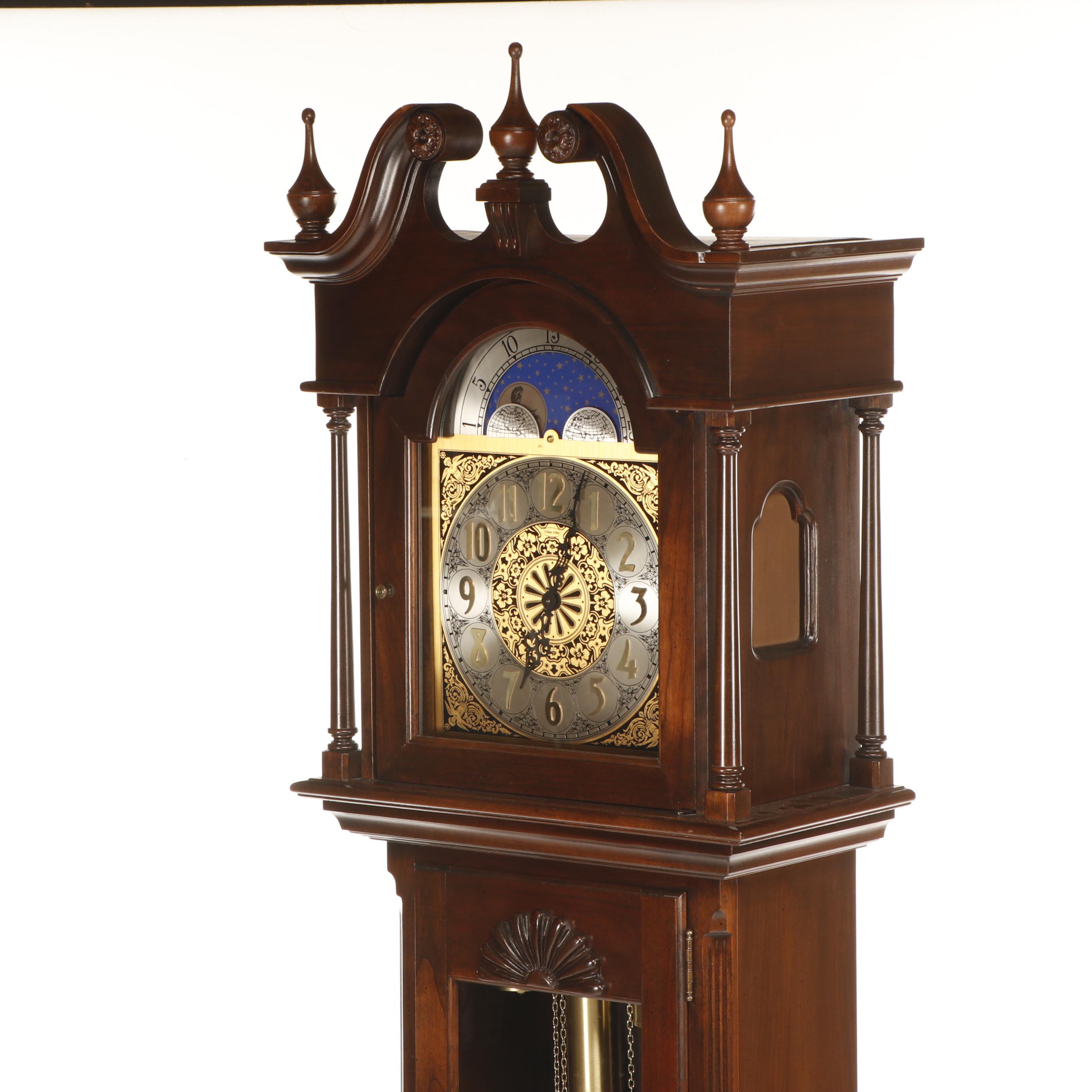 Ethan Allen Celestial Grandfather Clock, Contemporary