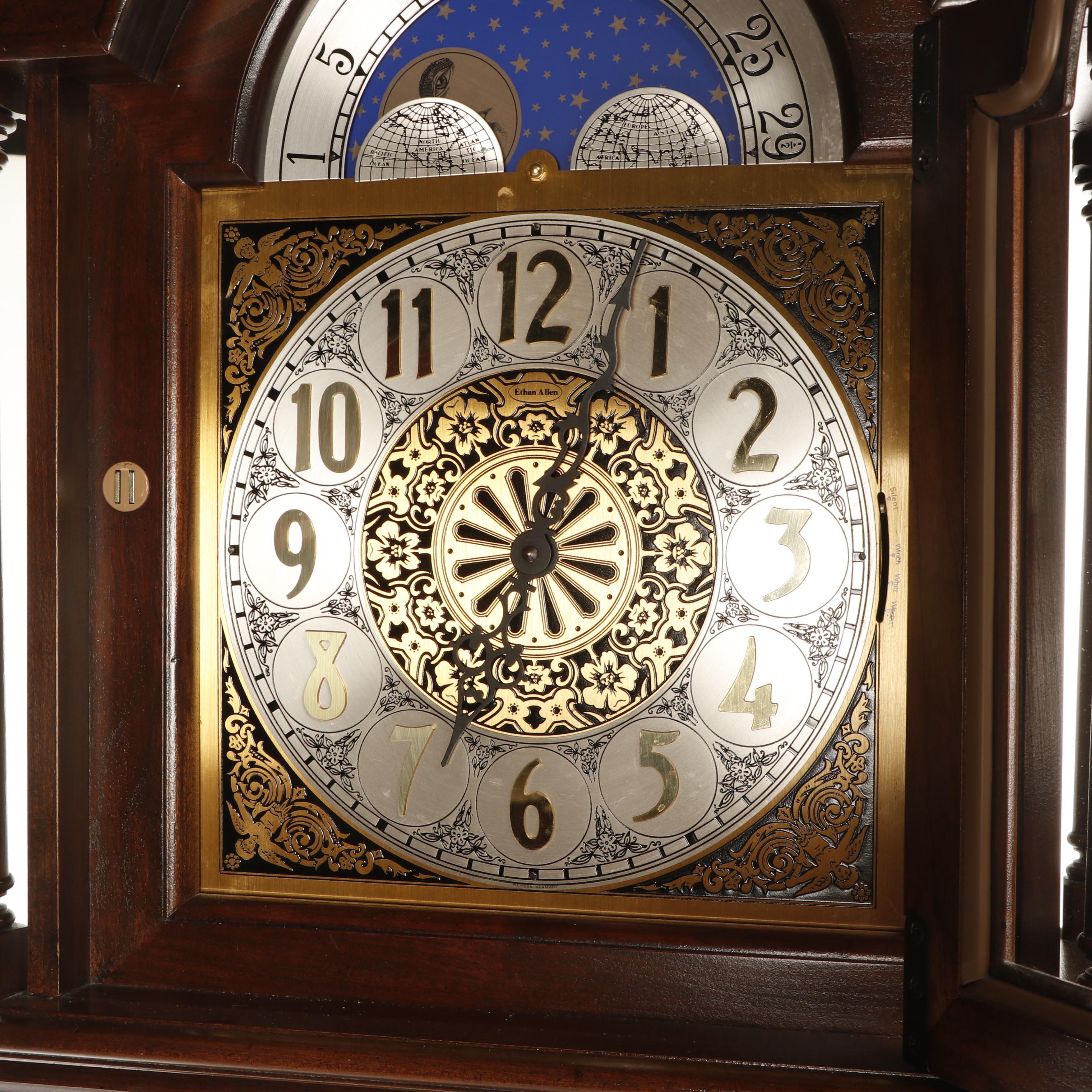 Ethan Allen Celestial Grandfather Clock, Contemporary