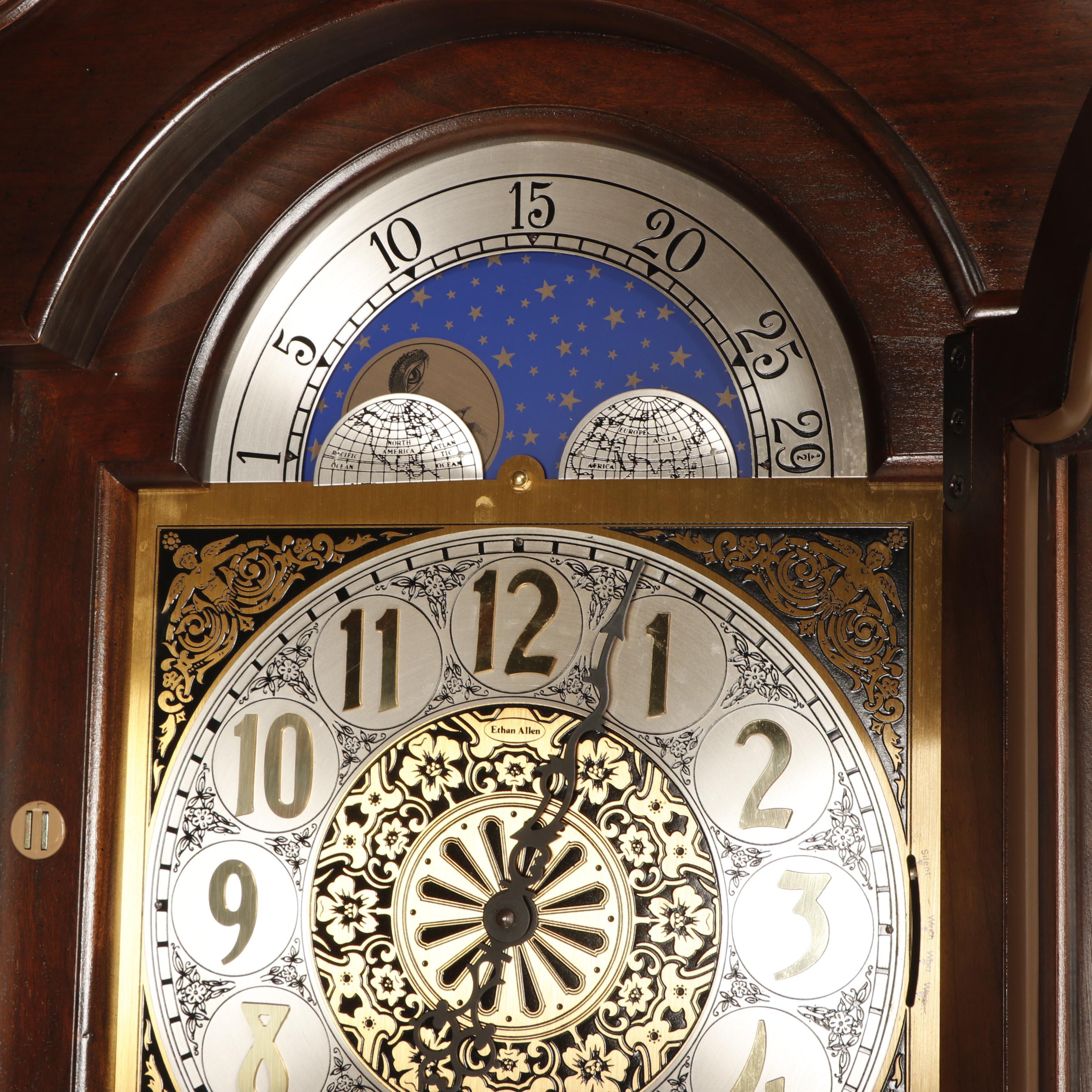 Ethan Allen Celestial Grandfather Clock, Contemporary