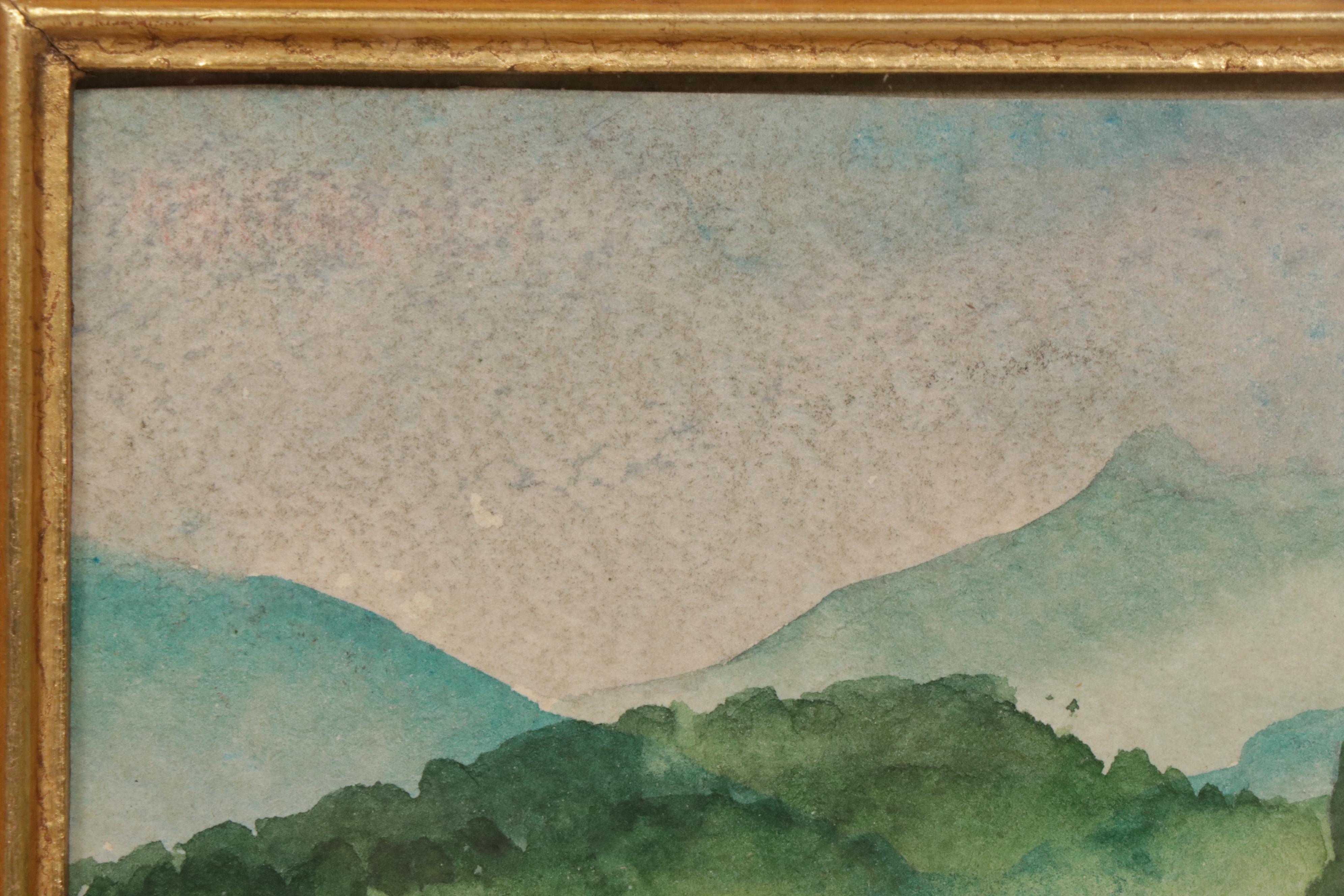 Alice Schille Landscape Watercolor Painting