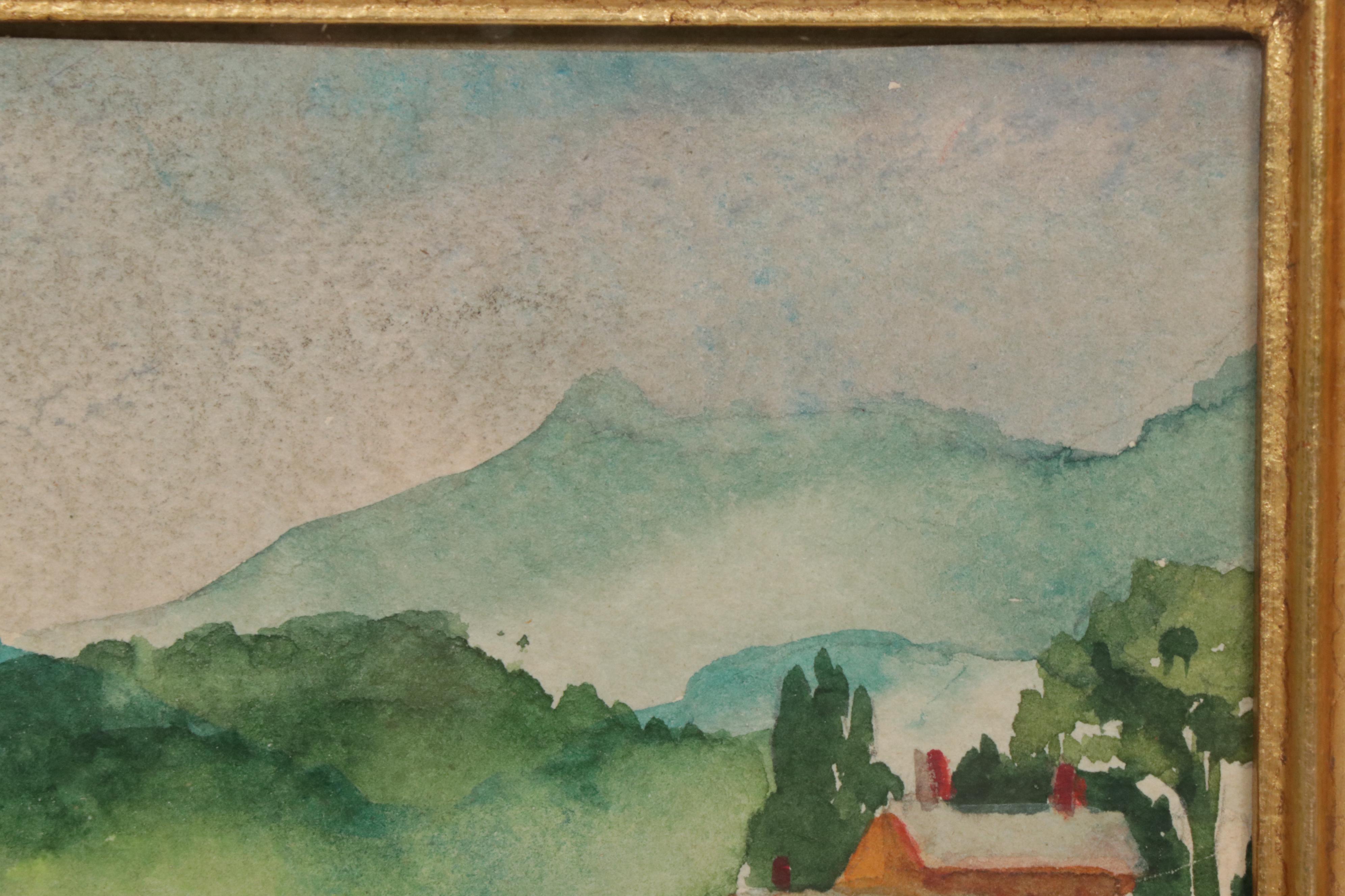 Alice Schille Landscape Watercolor Painting