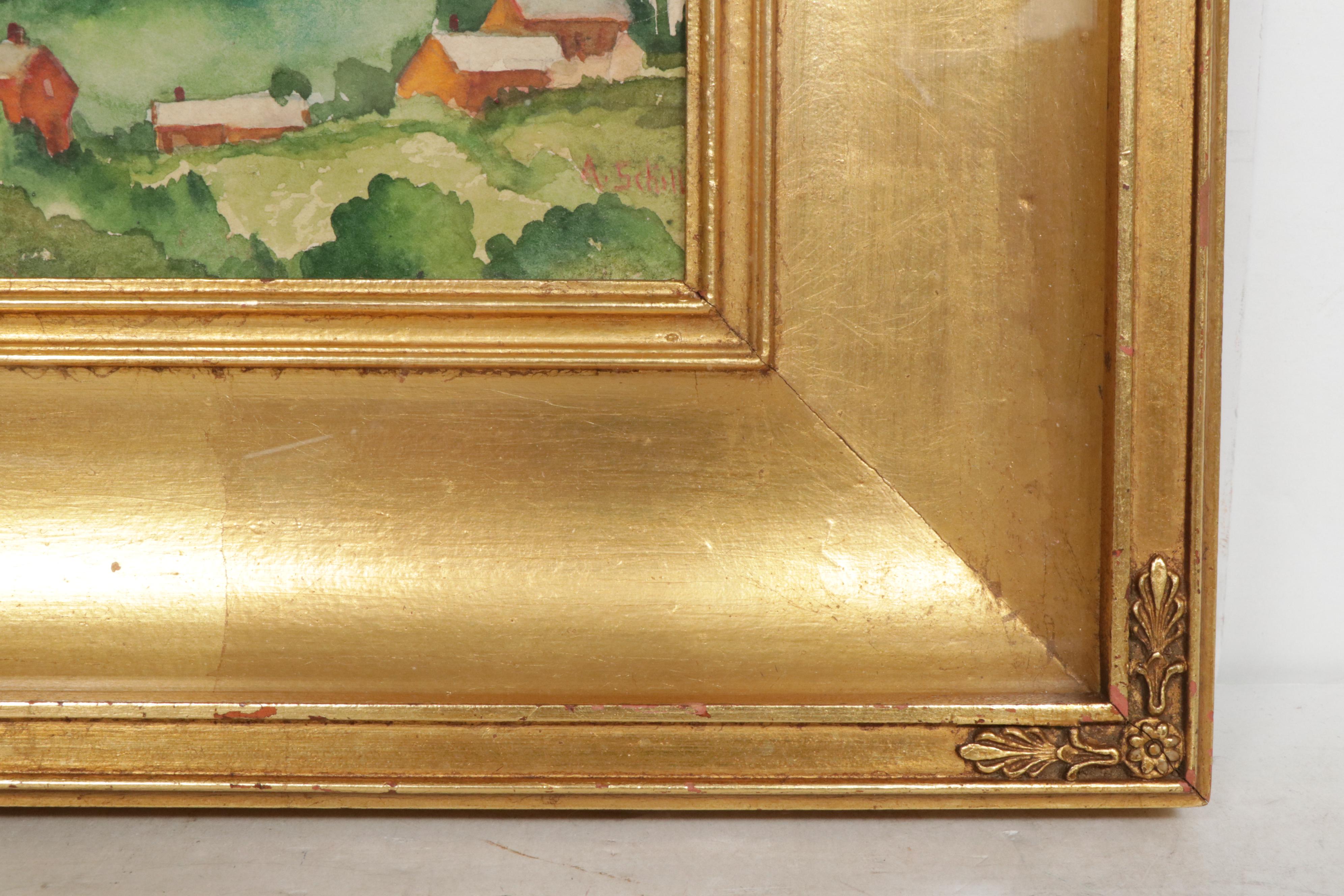 Alice Schille Landscape Watercolor Painting