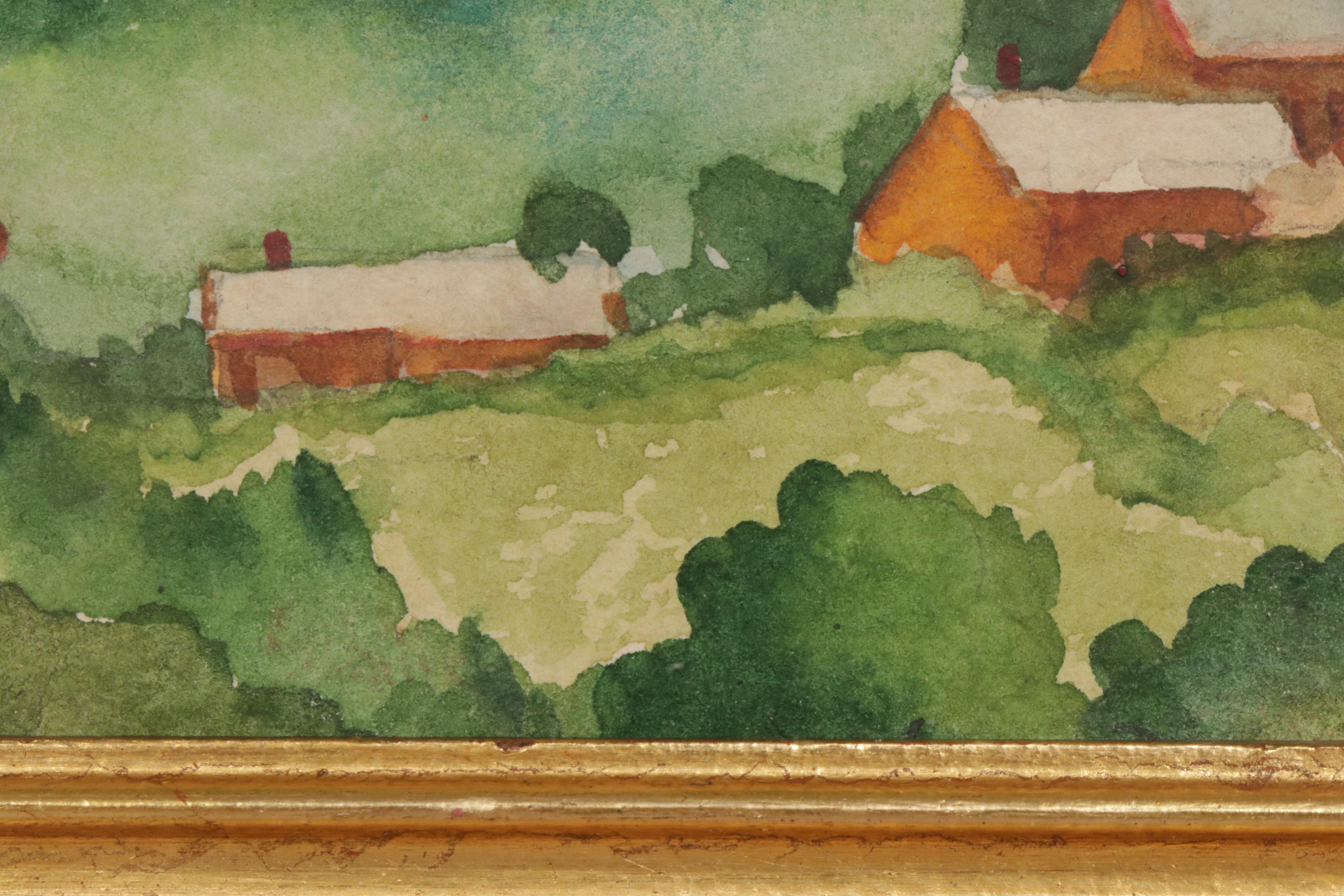 Alice Schille Landscape Watercolor Painting