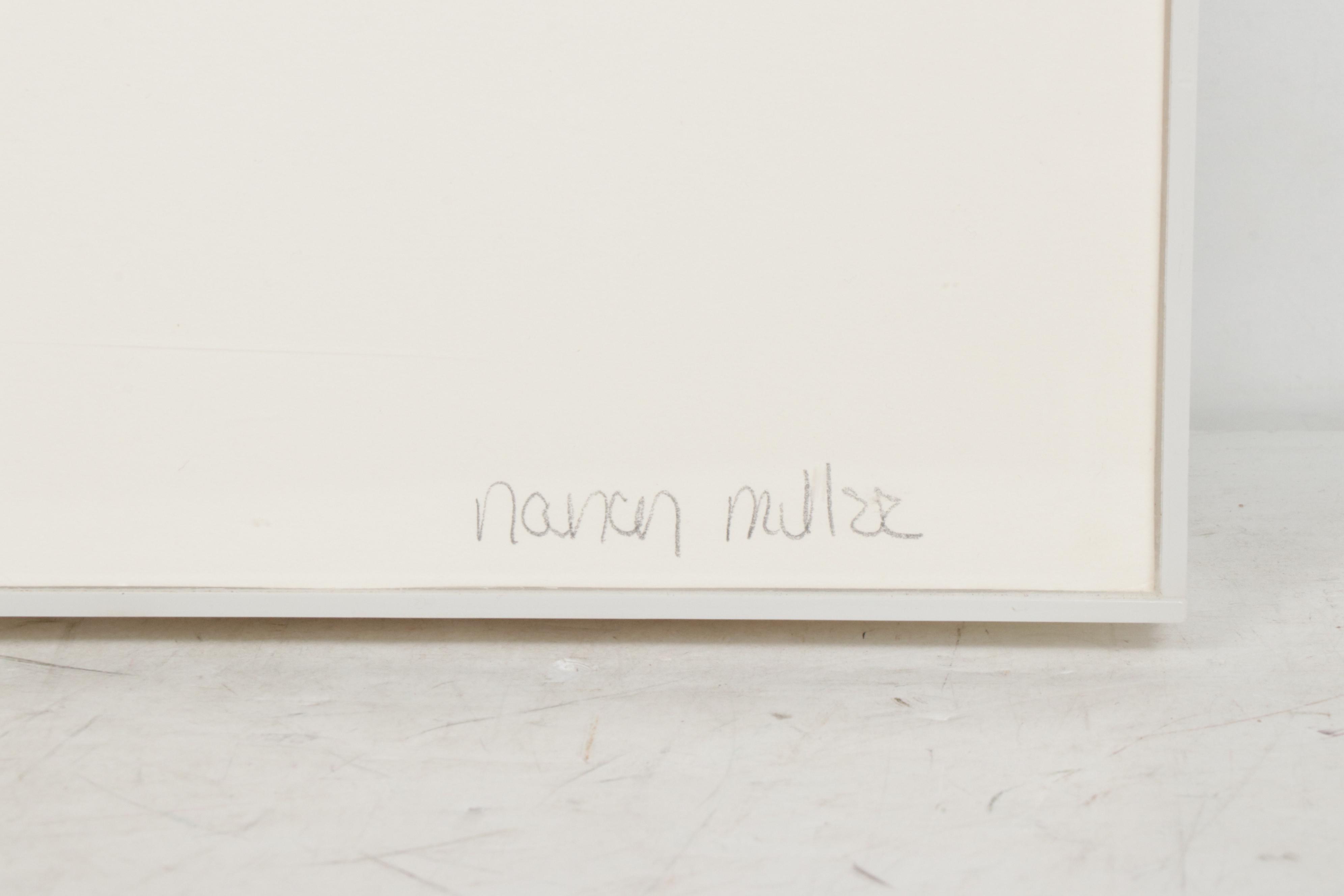 Nancy Miller Op Art Cut Paper Sculpture