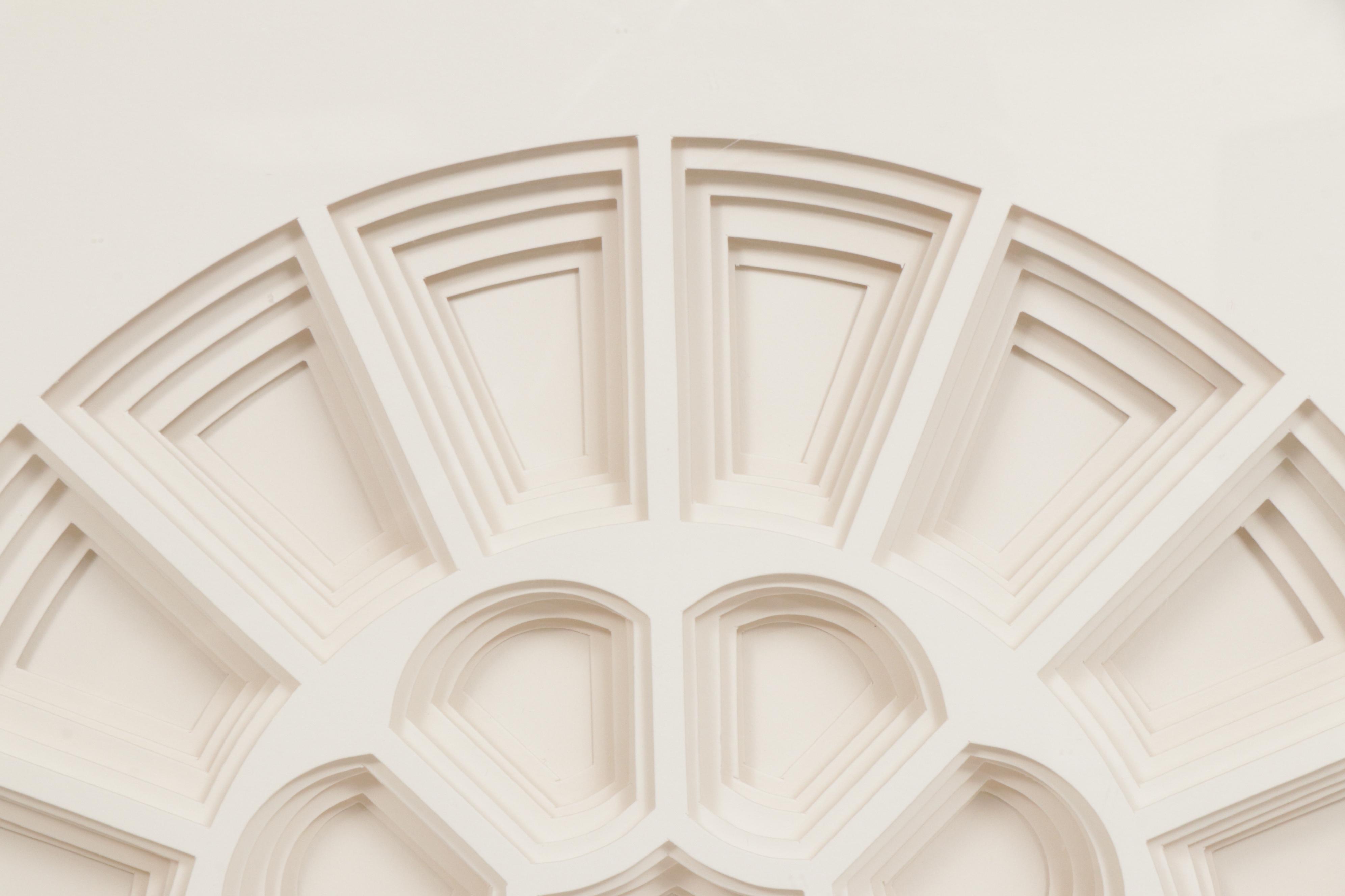 Nancy Miller Op Art Cut Paper Sculpture