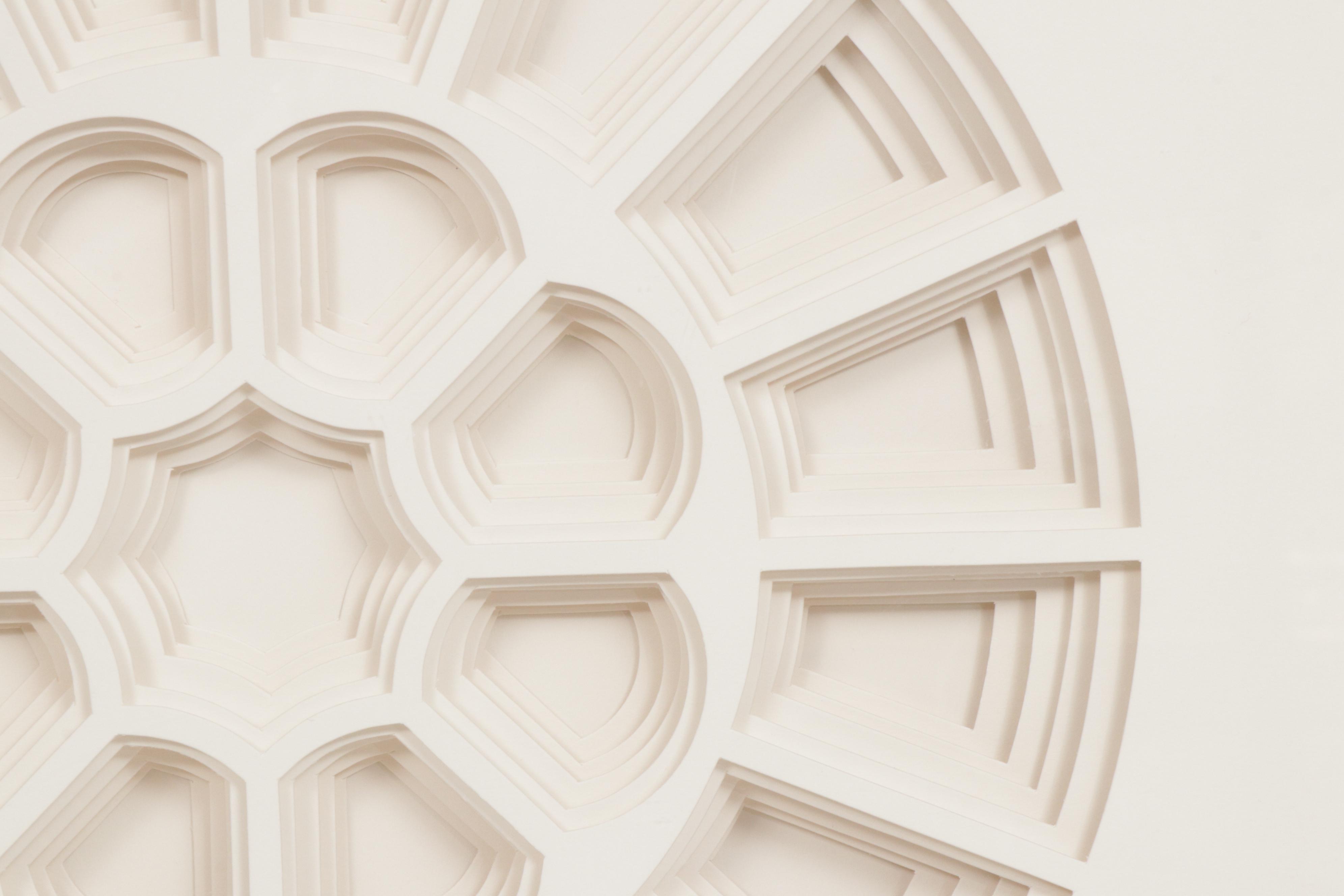 Nancy Miller Op Art Cut Paper Sculpture