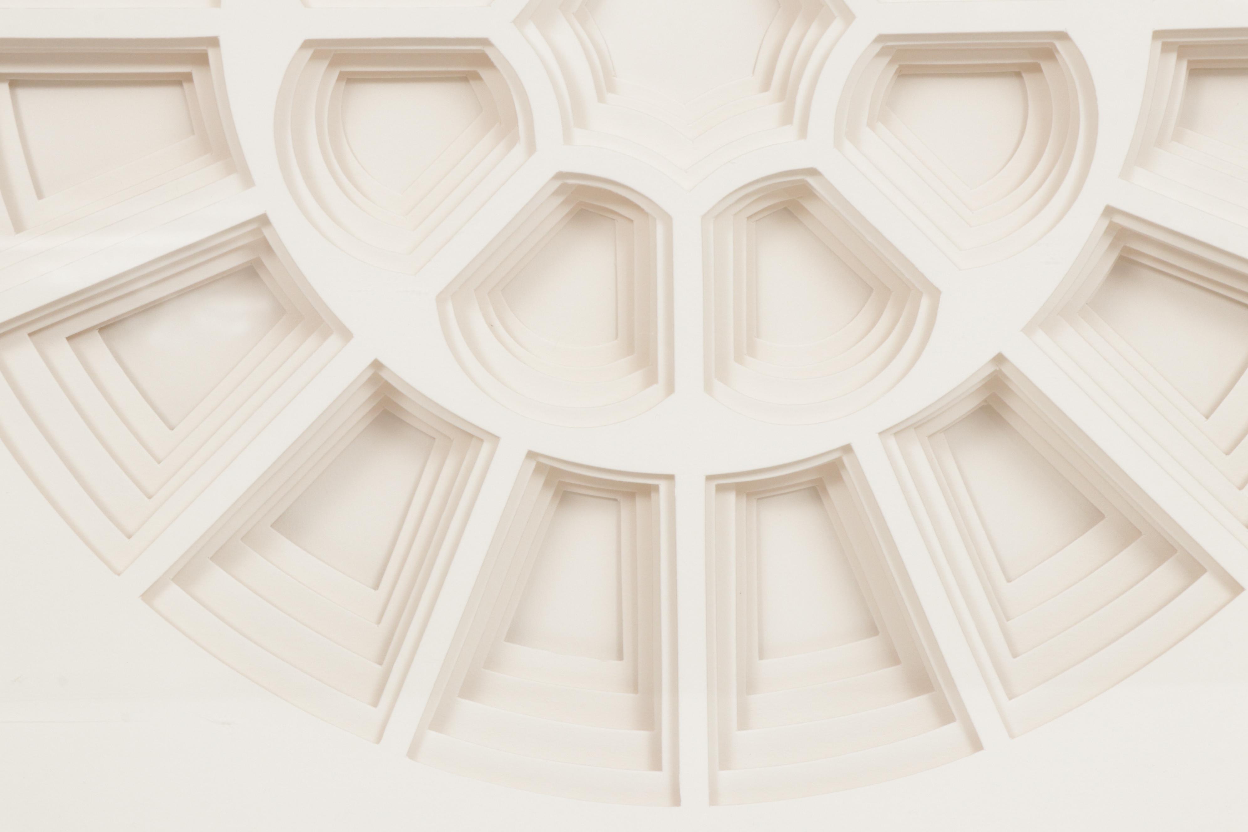 Nancy Miller Op Art Cut Paper Sculpture