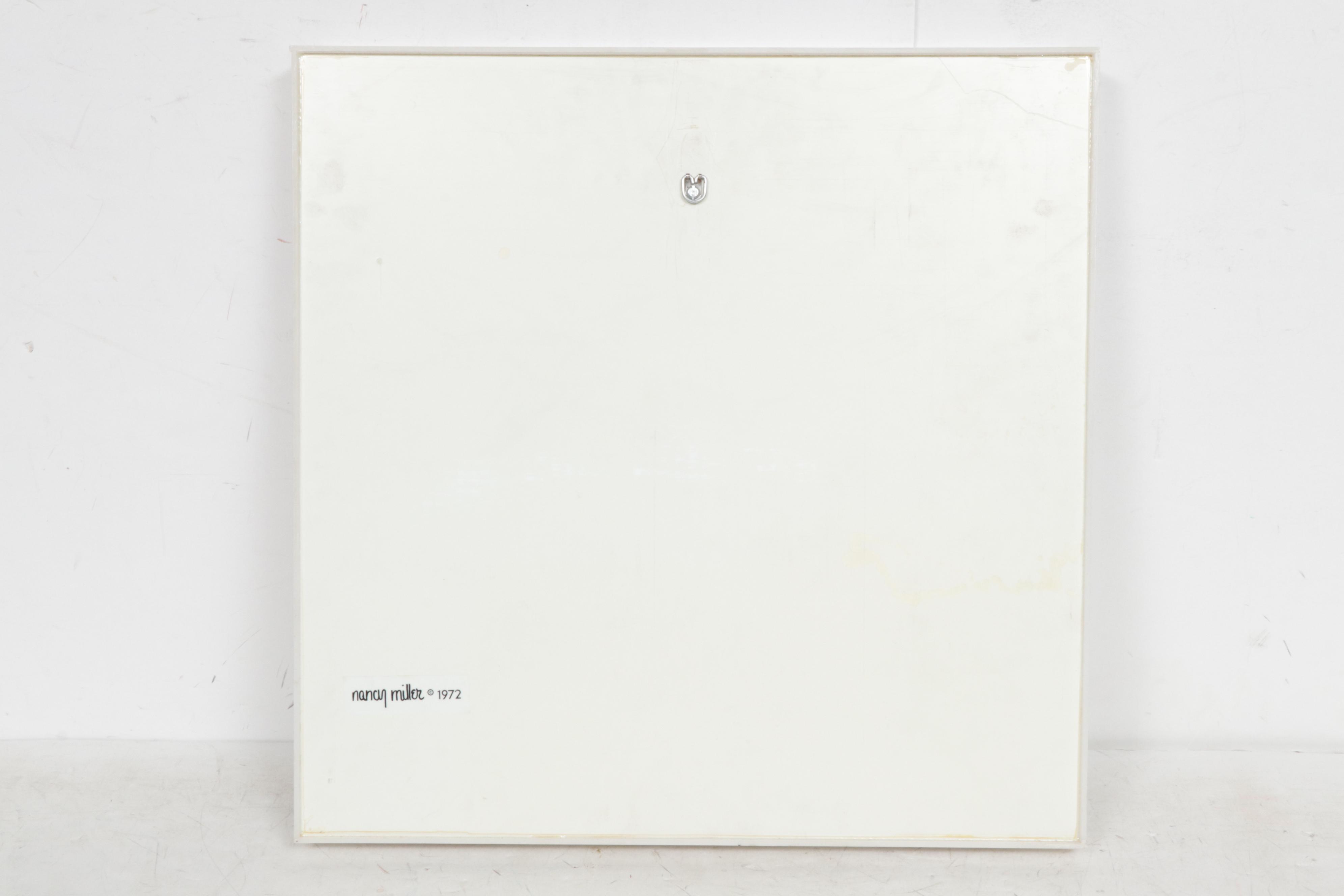 Nancy Miller Op Art Cut Paper Sculpture