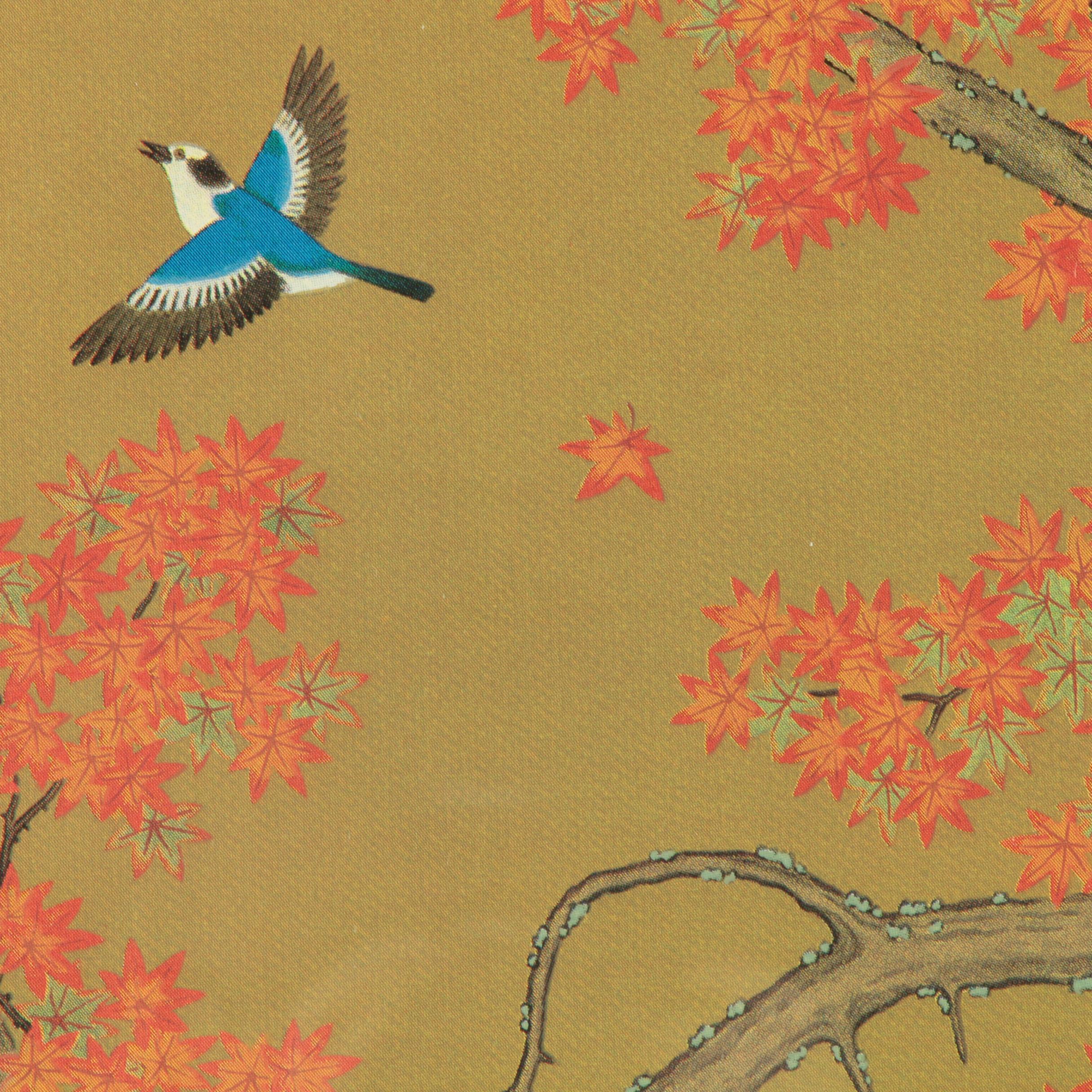 Offset Lithograph after Kazuro Tozuka "Garden of the Wild Geese"