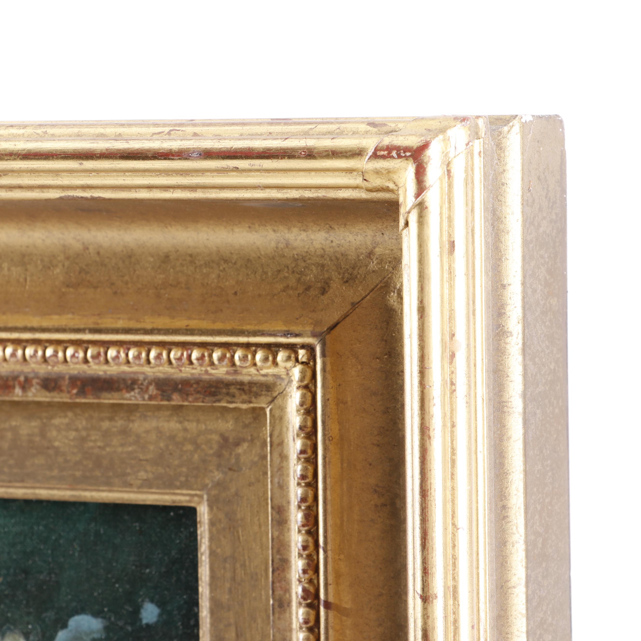 Alan Ellison Oil Painting of a Dog