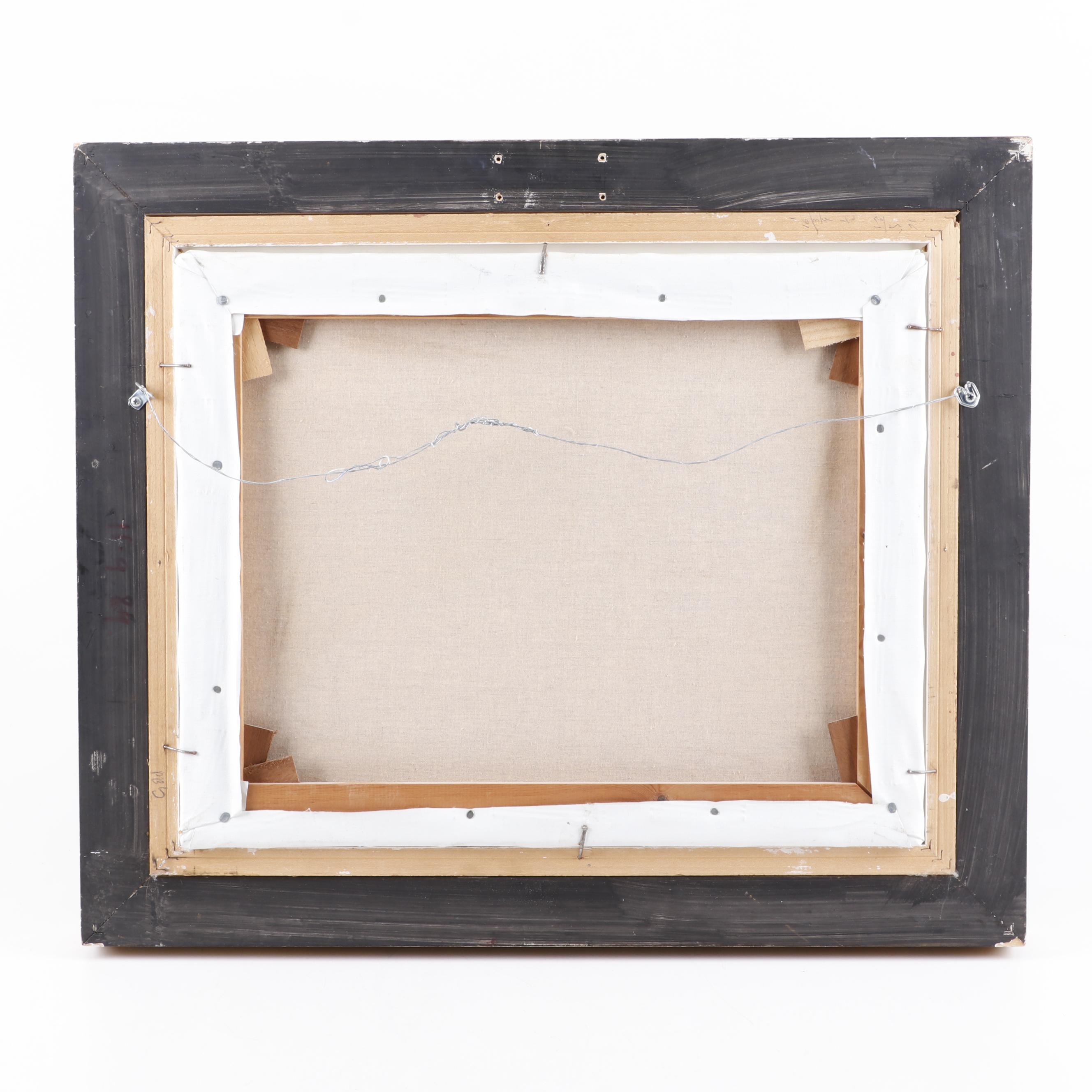 Alan Ellison Oil Painting of a Dog